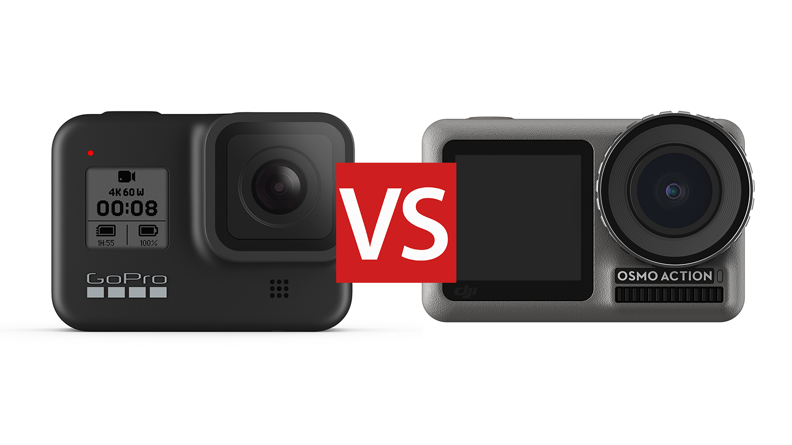 GoPro Hero 8 Black против DJI Osmo Action: какую экшн-камеру 4K купить?