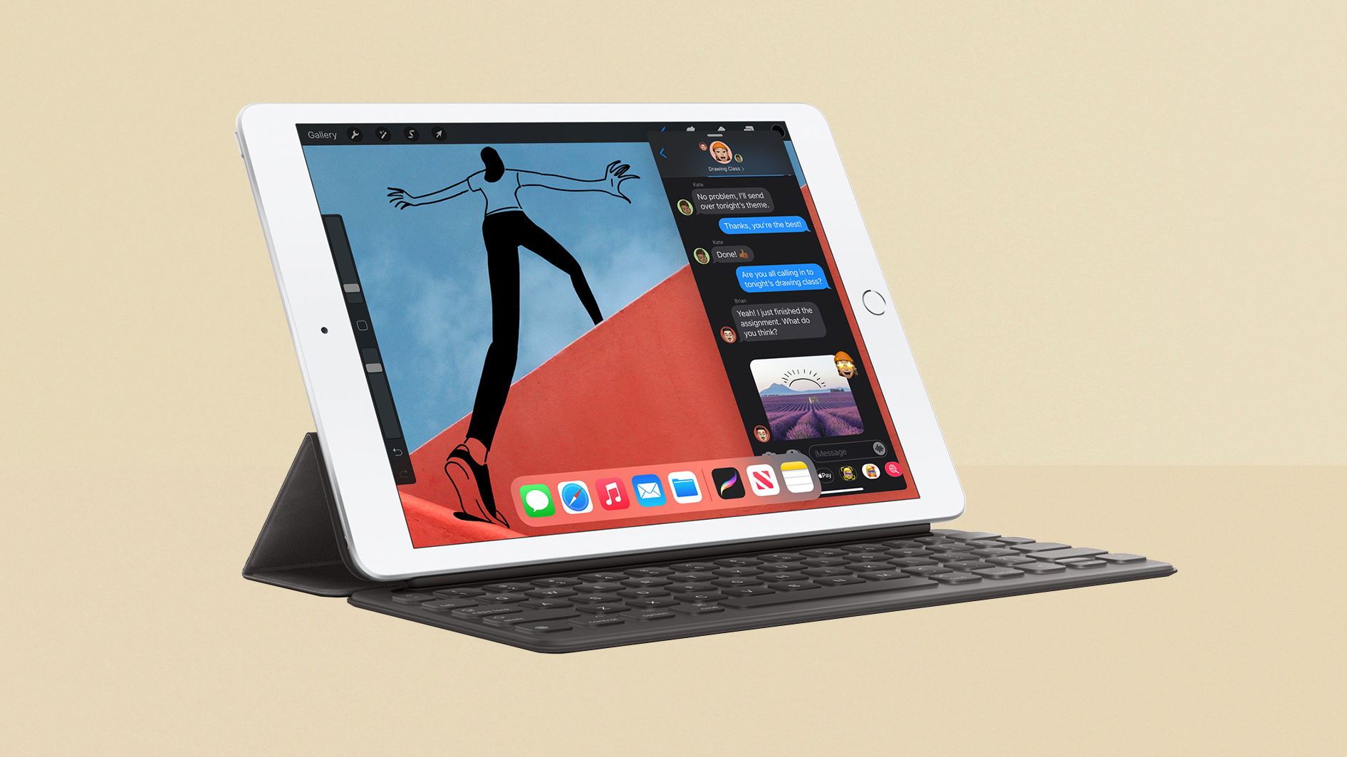 iPad 10.2 (2020) против Amazon Fire HD 10: iPad с клавиатурой