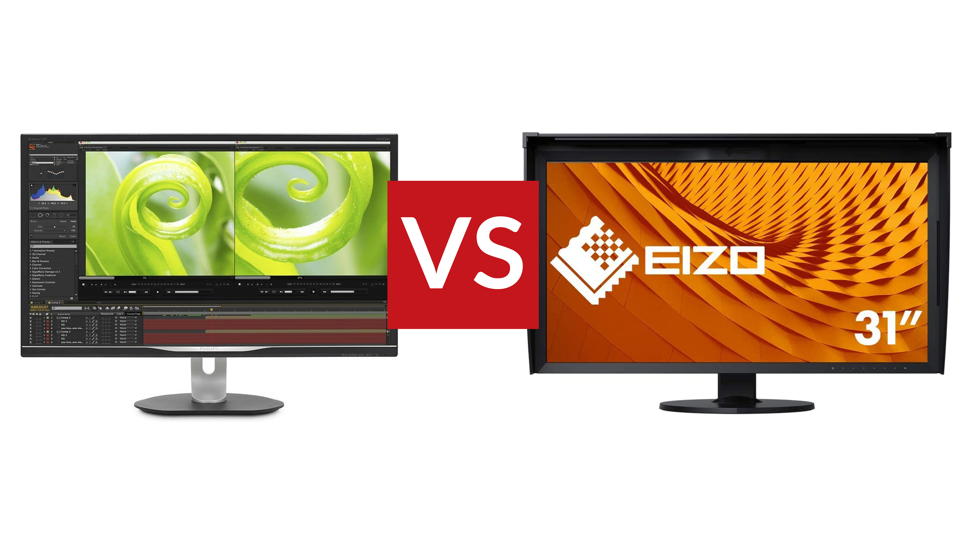 Philips Brilliance 328P против Eizo Coloredge CG319X