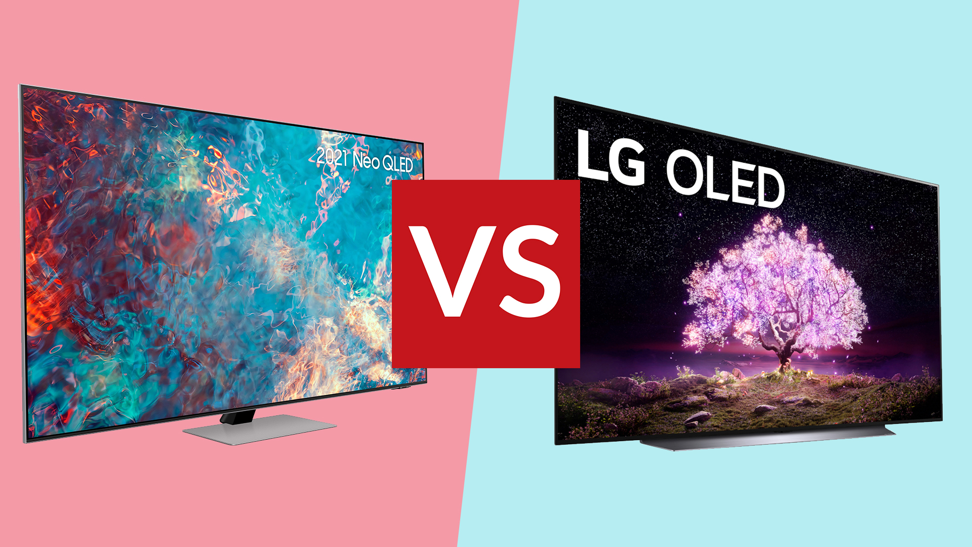 Samsung QN85A против LG C1