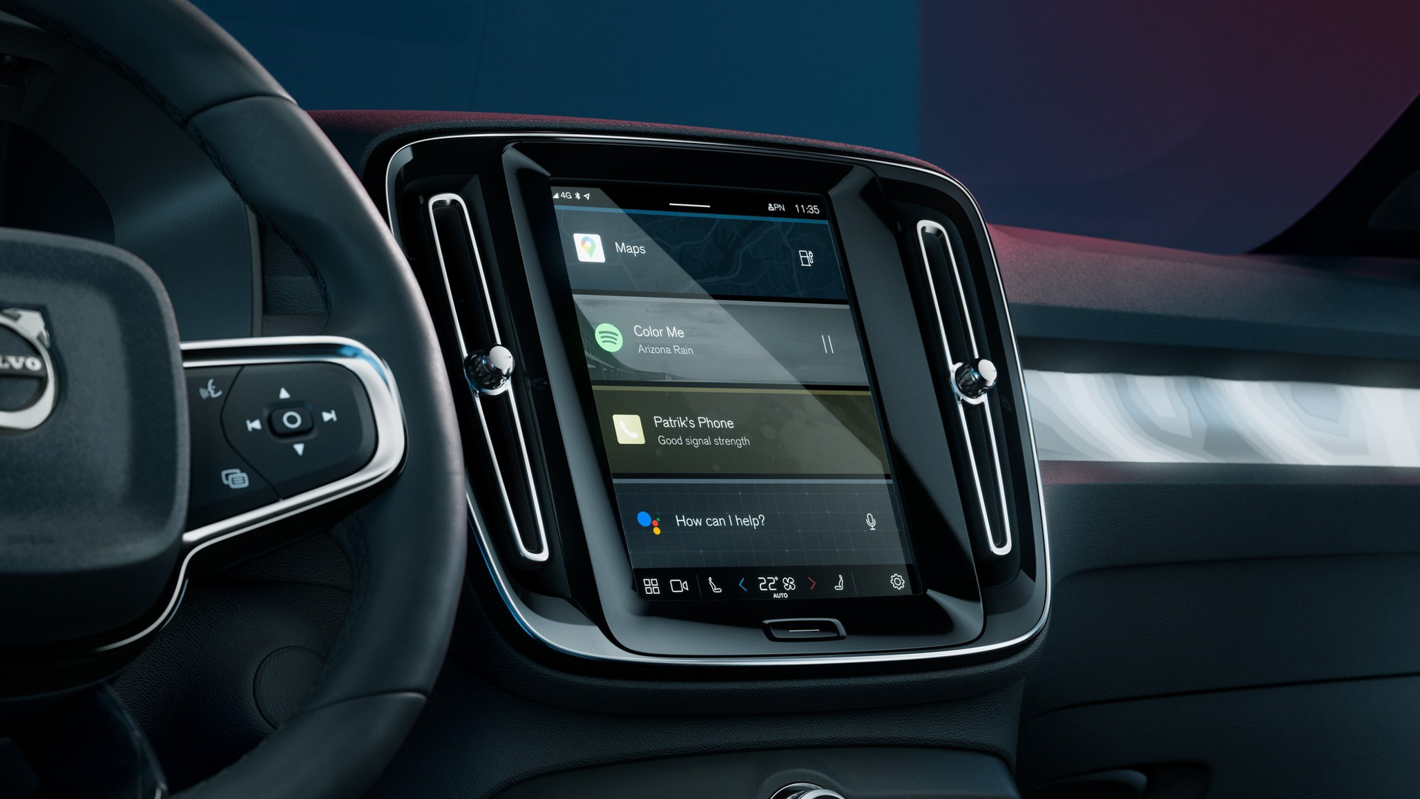 Android Автомобилестроение Volvo