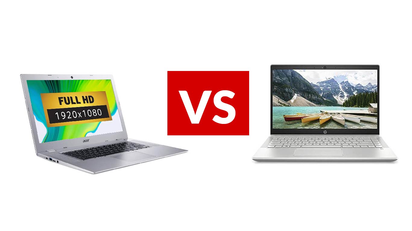 HP Pavilion 14 против Acer Chromebook 315