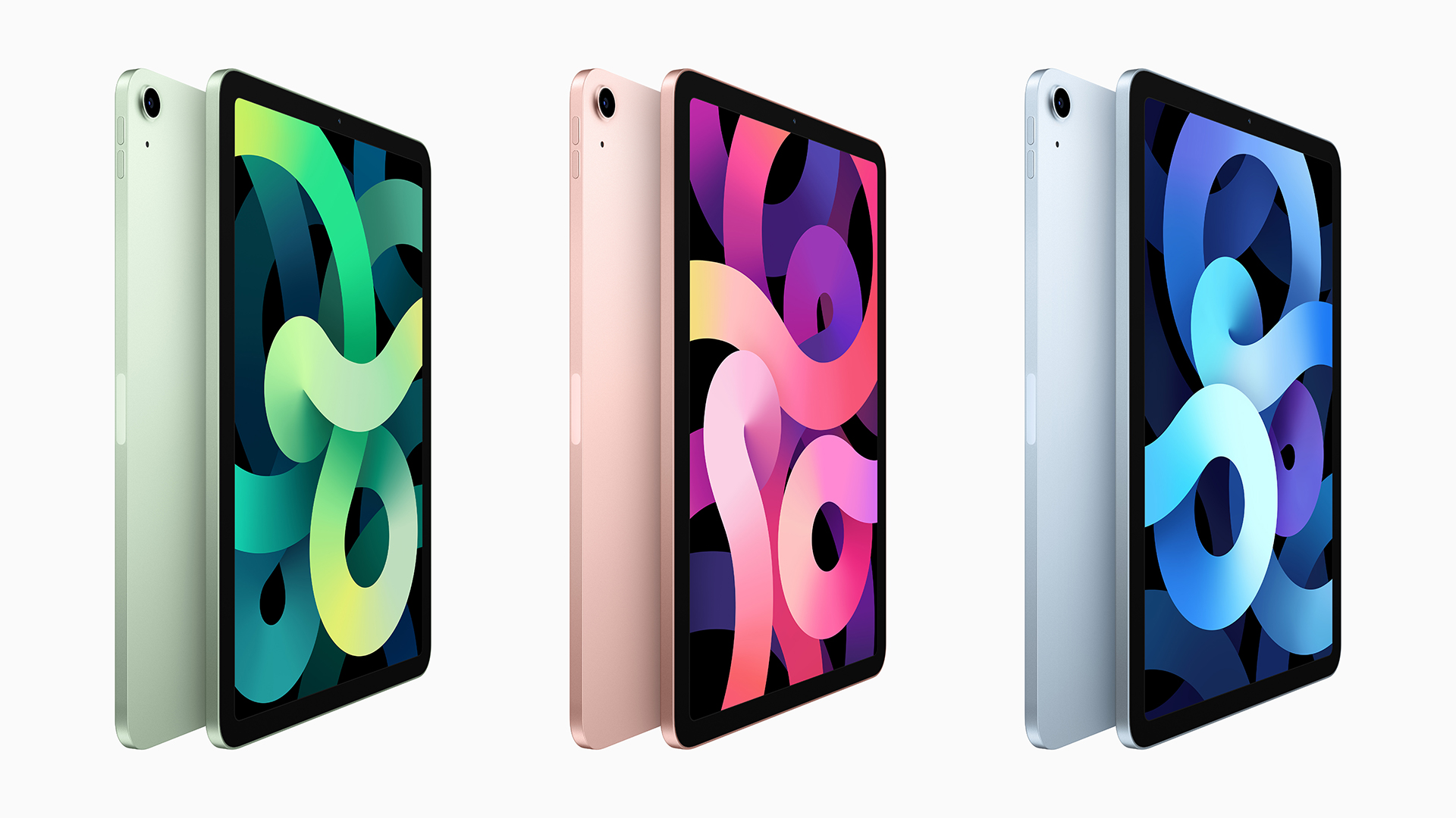 iPad Air 2020 в трех цветах