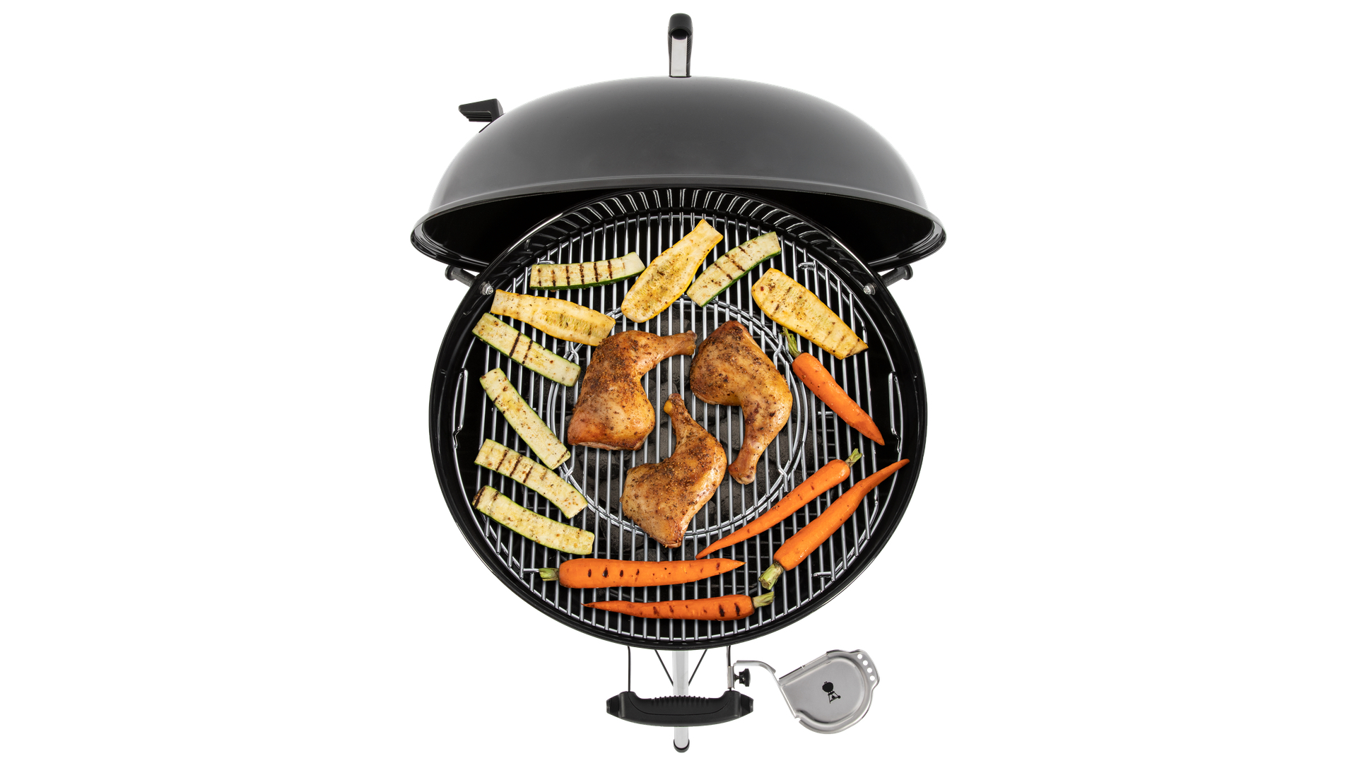 Weber Master-Touch GBS E-5755 против барбекю на древесном угле Texas Franklin