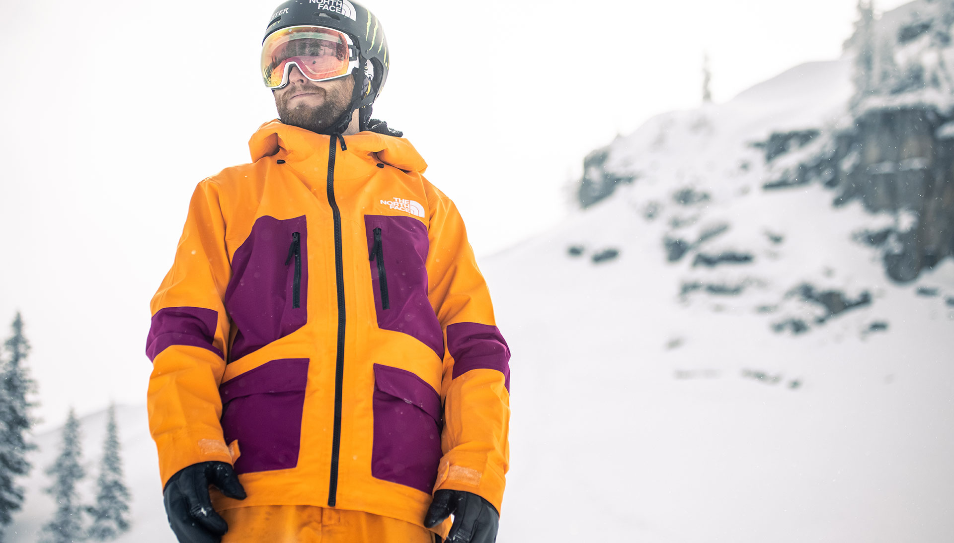 Человек в коллекции The North Face Freeride