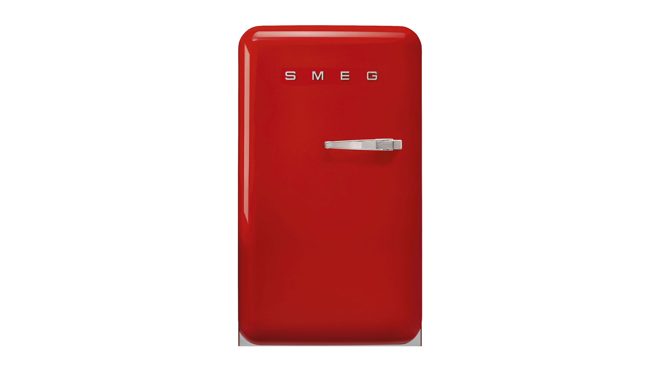 ХОЛОДИЛЬНИК SMEG FAB10LRD5 на белом фоне