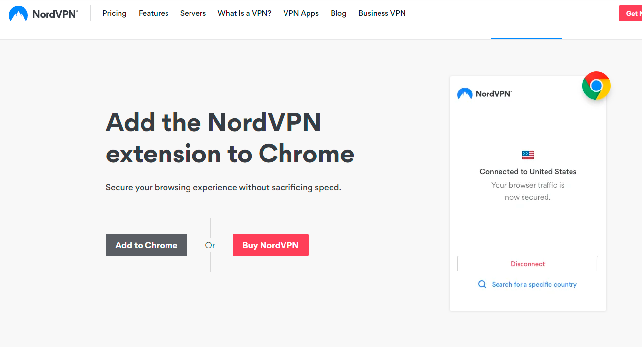 Расширение NordVPN