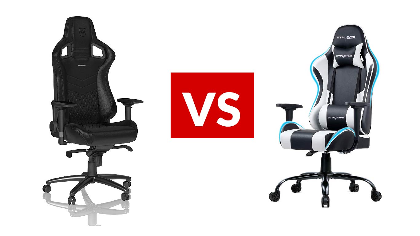 Кресло из натуральной кожи Epic Series от Noblechairs vs GTPlayer Gaming Chair