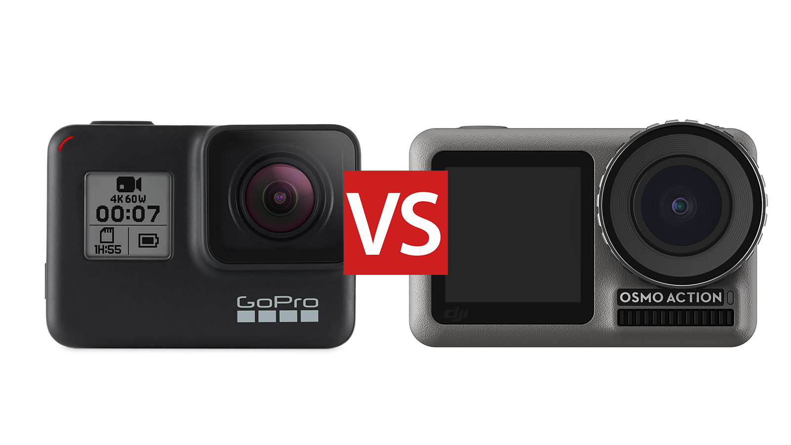 GoPro Hero 7 Black против DJI Osmo Action