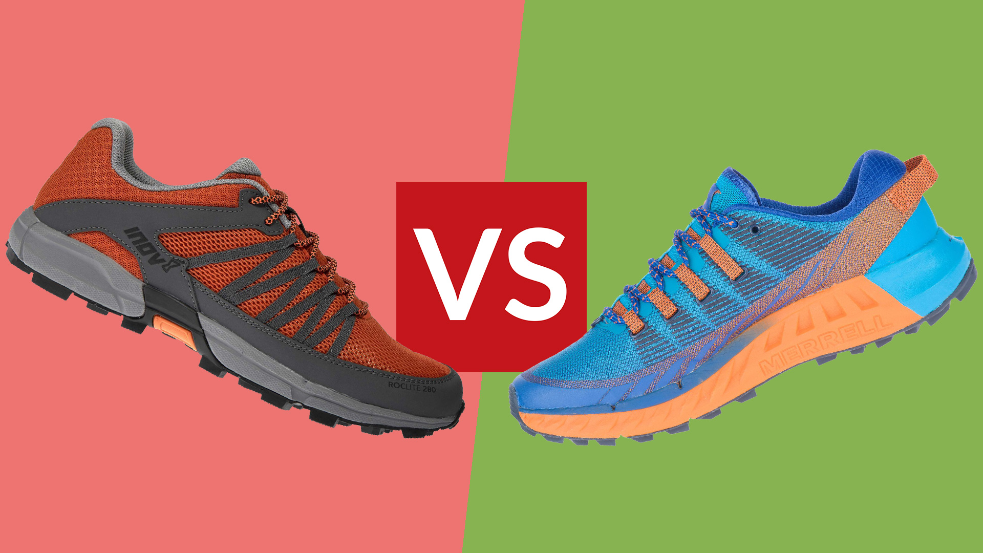 Merrell Agility Peak 4 против Inov-8 Roclite 280