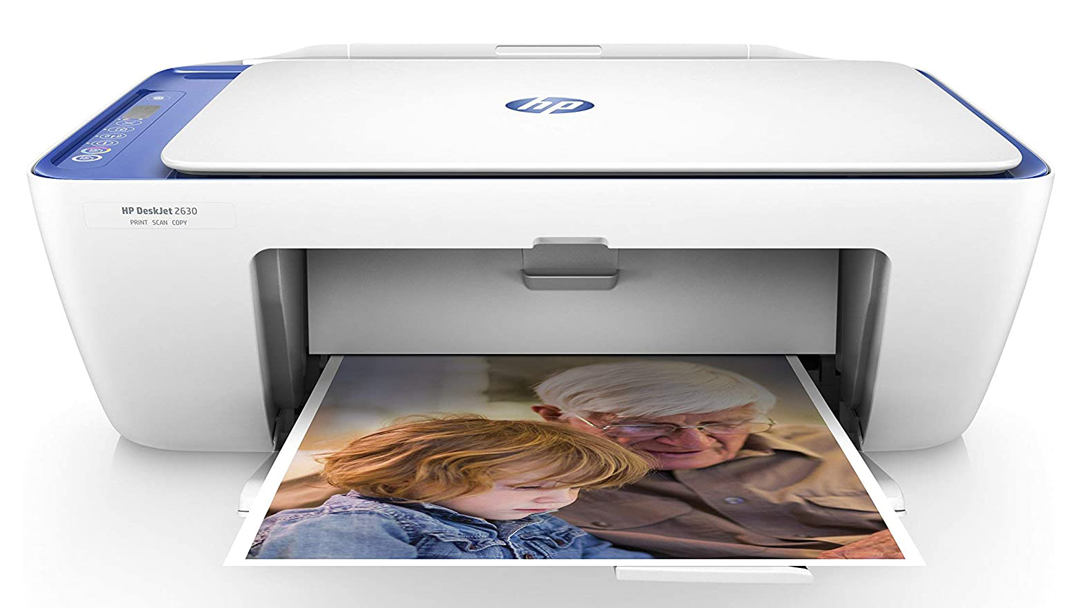 Принтер HP Deskjet 2630 на белом фоне