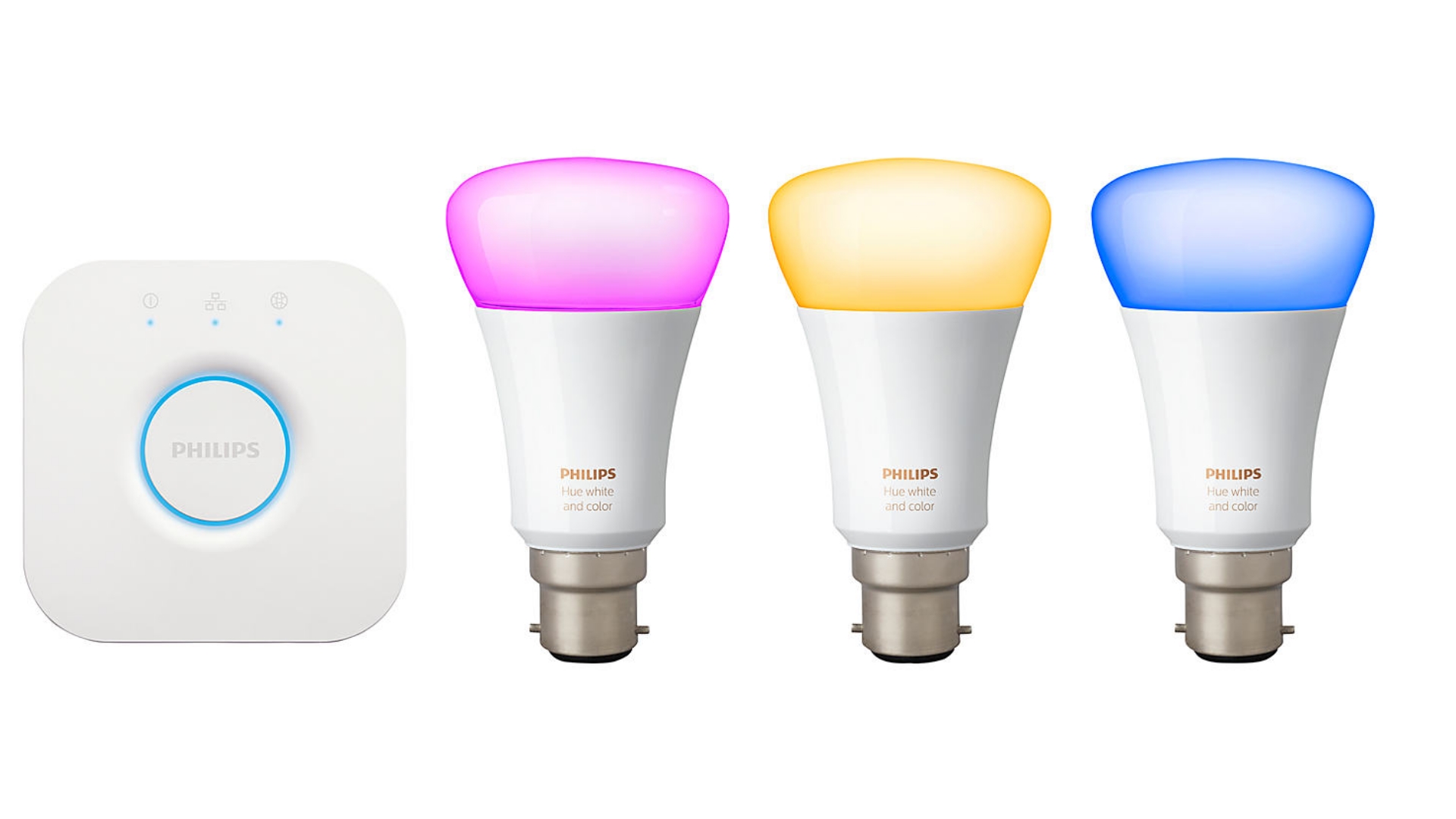 Предложения Philips Hue Color Ambiance Starter Kit (штыковая лампа)