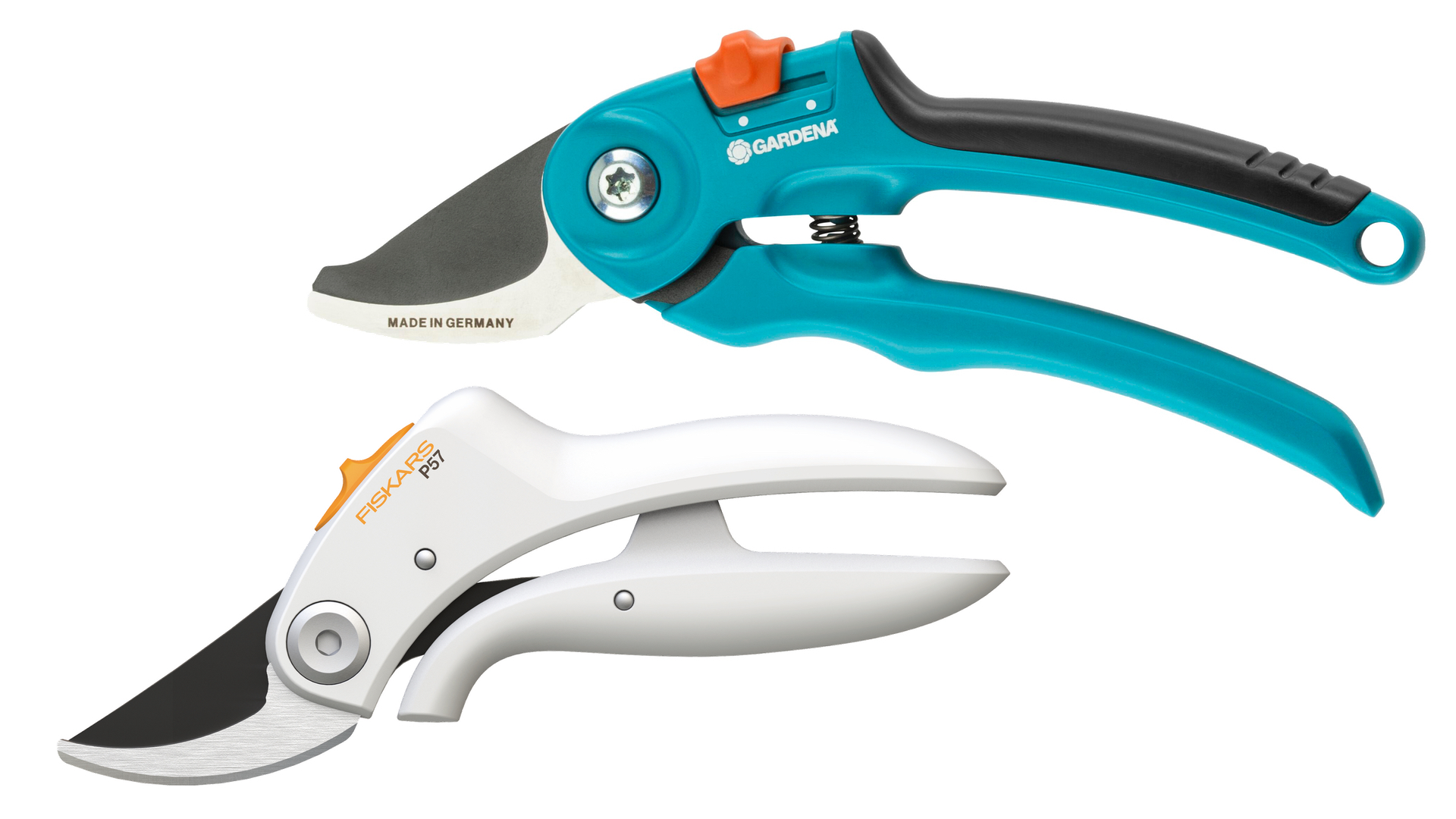 GARDENA GARDEN SECATEURS B/SM в сравнении с FISKARS PRUNER BYPASS P57