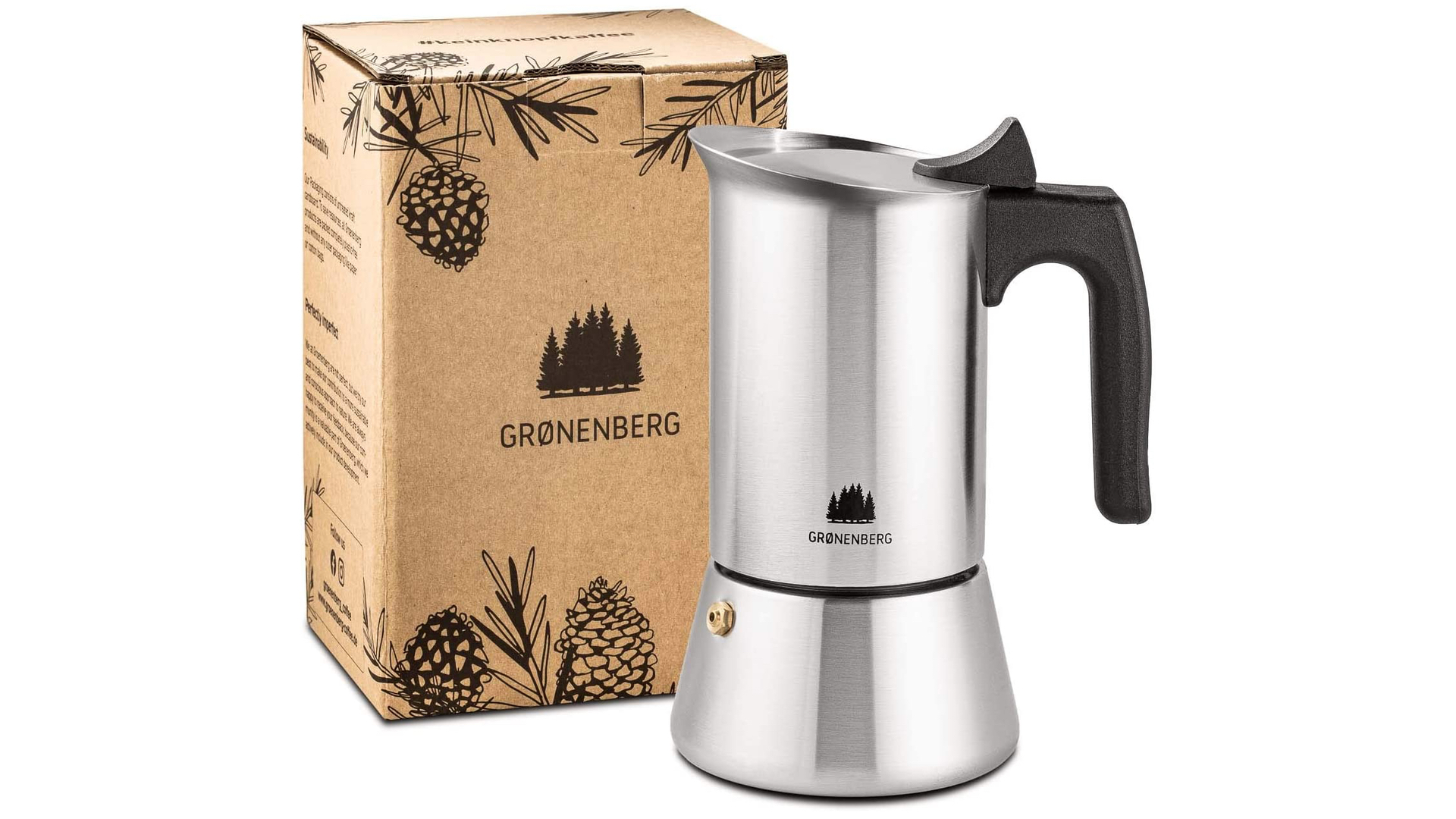 Groenenberg Espresso Maker на белом фоне