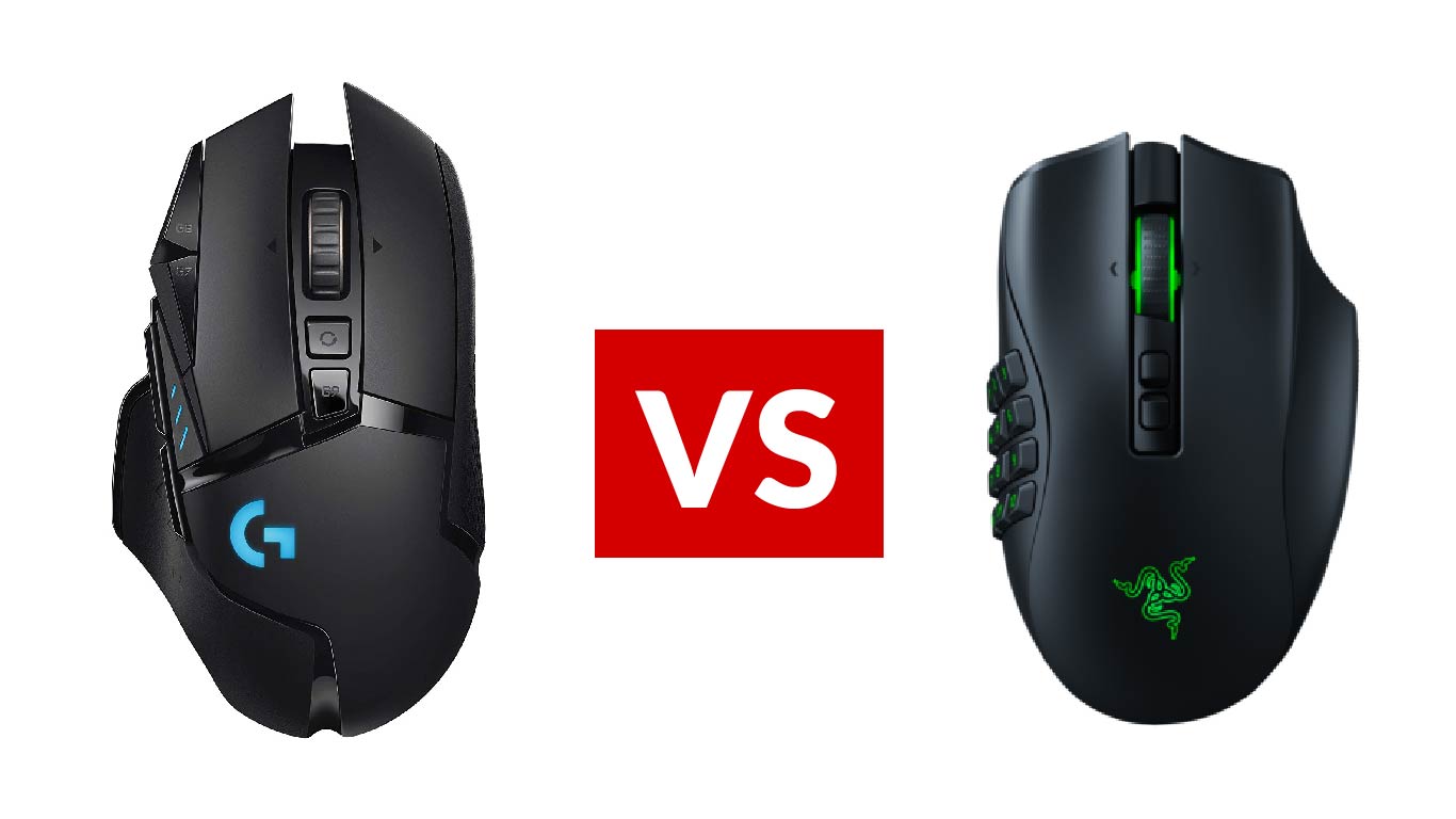 Logitech G502 Lightspeed против Razer Naga Pro