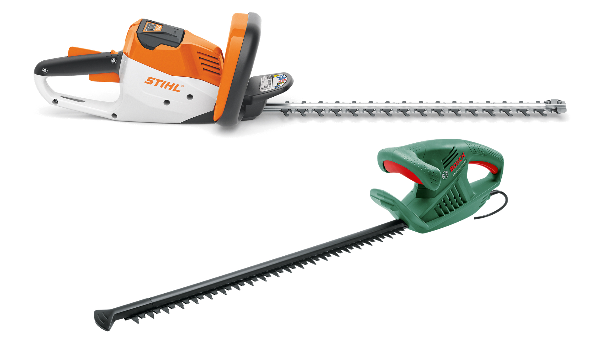 Stihl HSA 56 против Bosch EasyHedgeCut 45