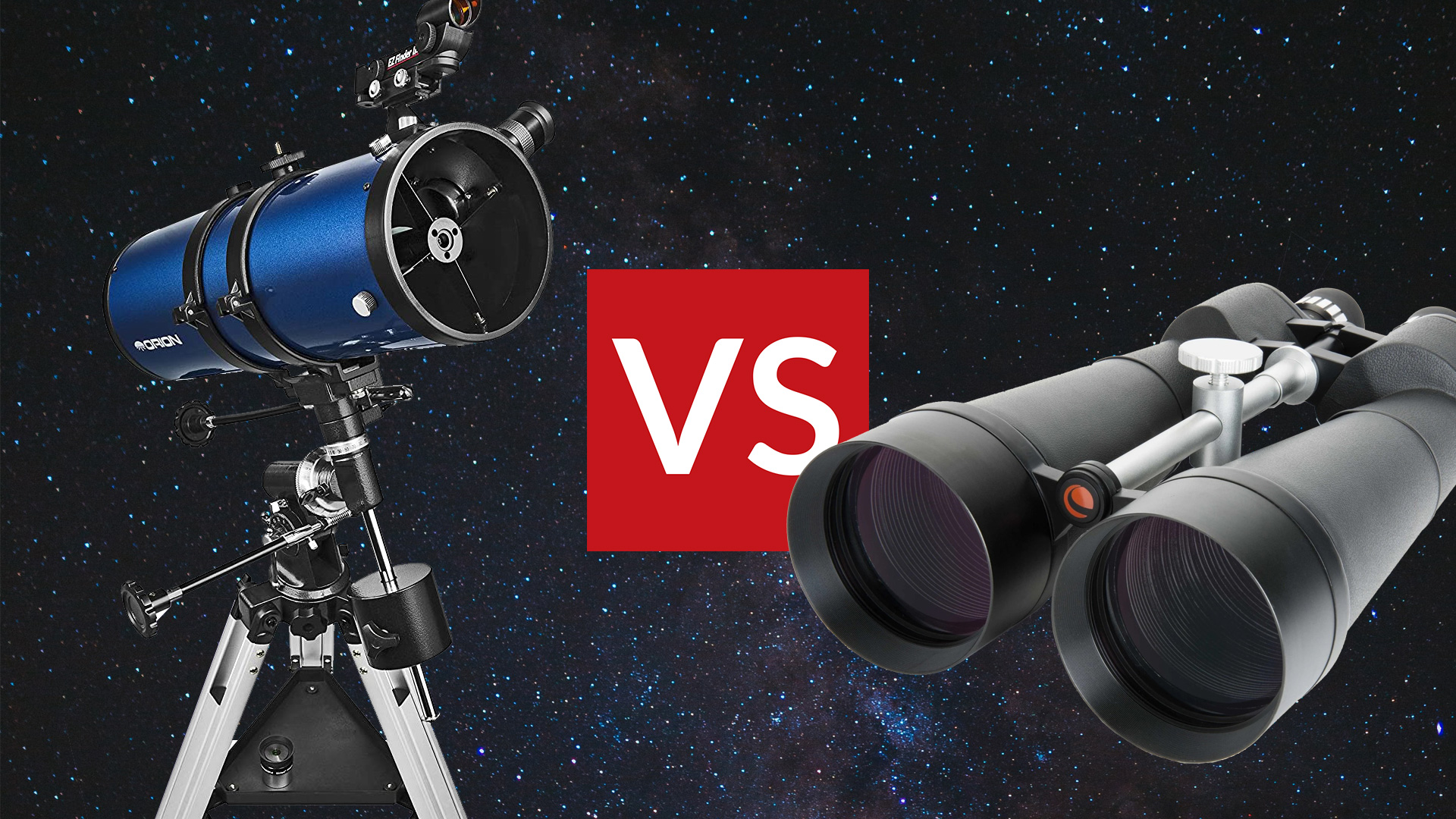 Бинокли против телескопов для наблюдения за звездами: Celestron Skymaster и Orion StarBlast II