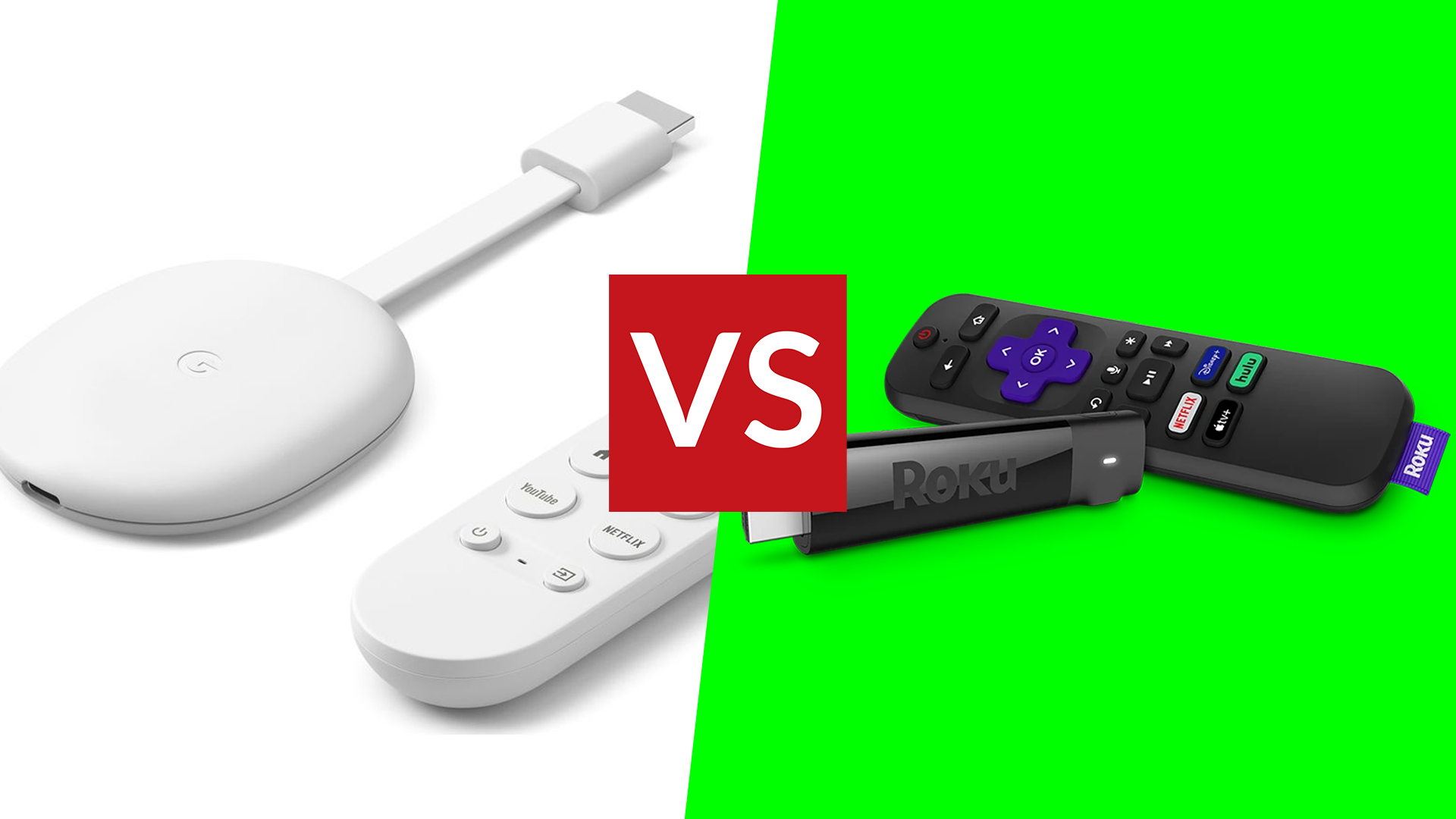 Chromecast с Google TV против Roku Streaming Stick+