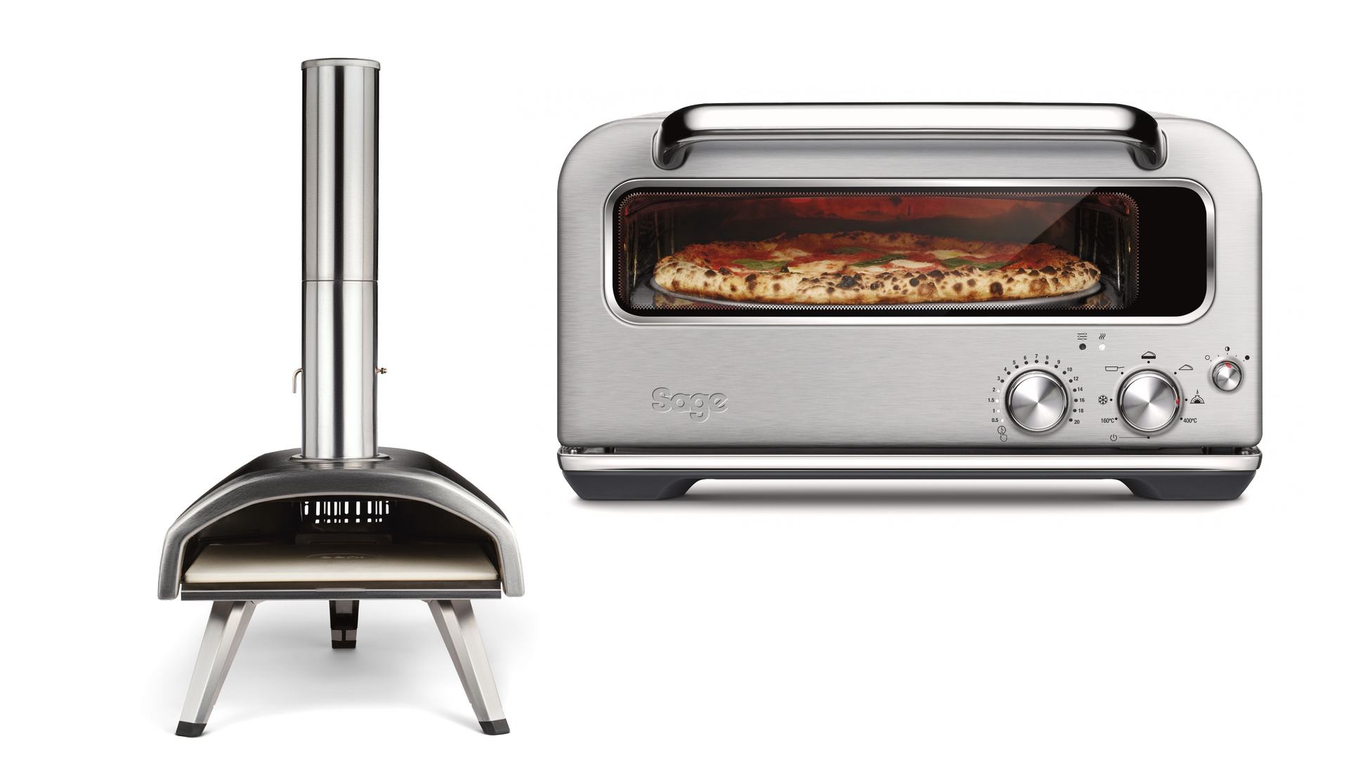 Ooni Fyra 12 против Sage the Smart Oven Pizzaiolo