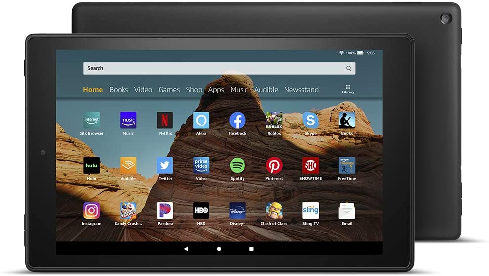 iPad 10.2 (2020) против Amazon Fire HD 10: экран Fire HD 10