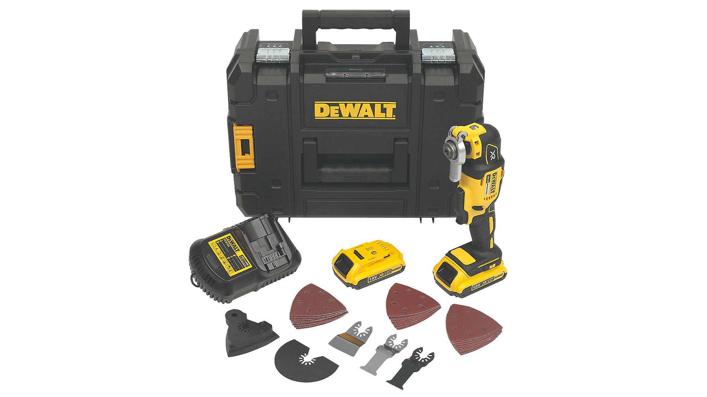 DeWalt DCS355D2-GB на белом фоне