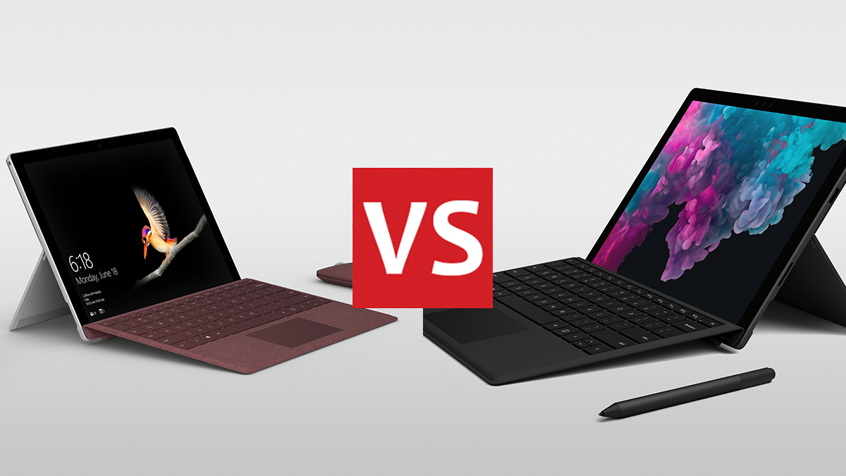 Surface Go против Surface Pro 6