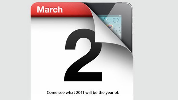 Приглашение Apple: 2 марта 2011 г. (Apple iPad 2)