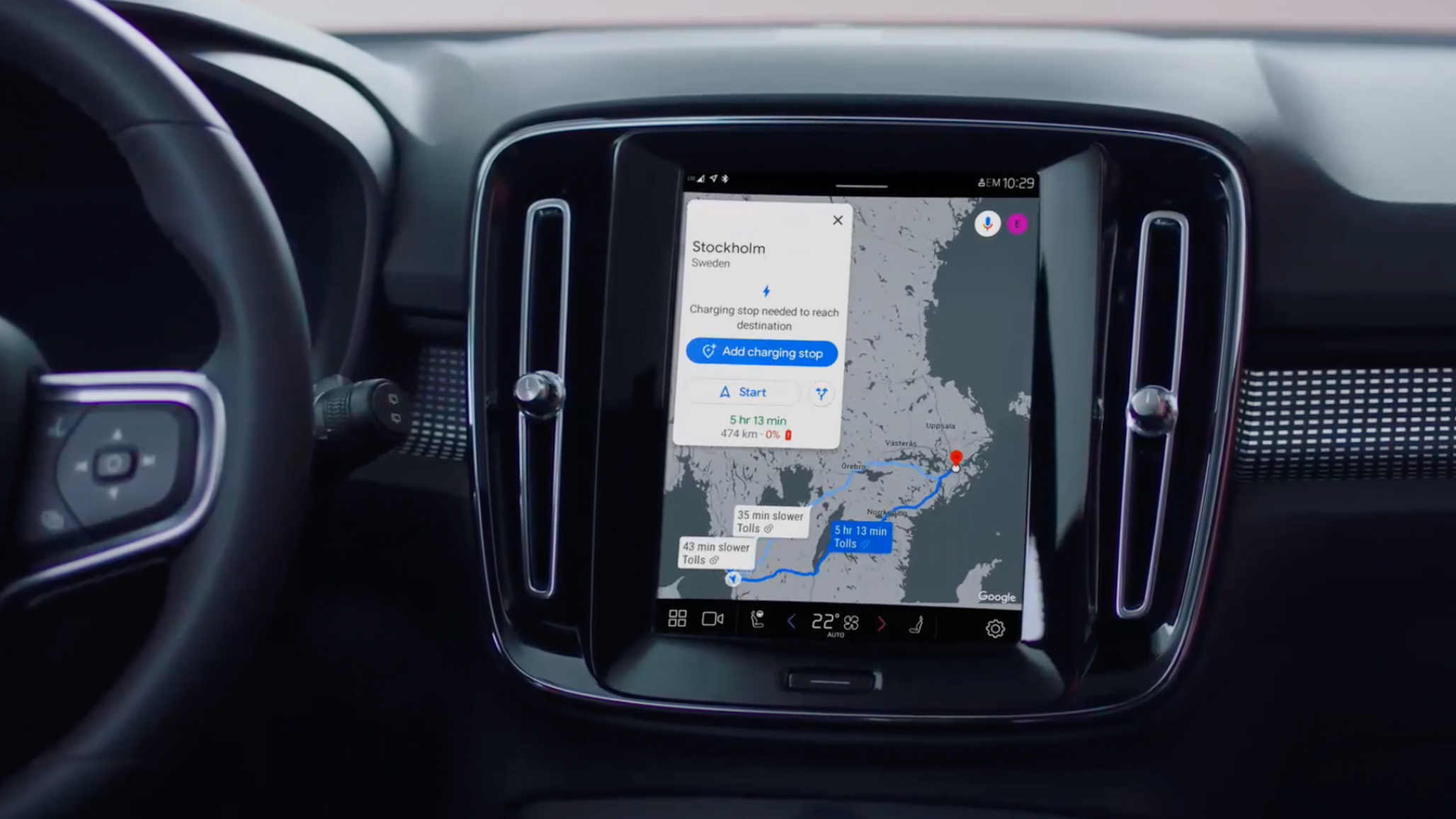 Android Автомобильная промышленность Google Maps Volvo