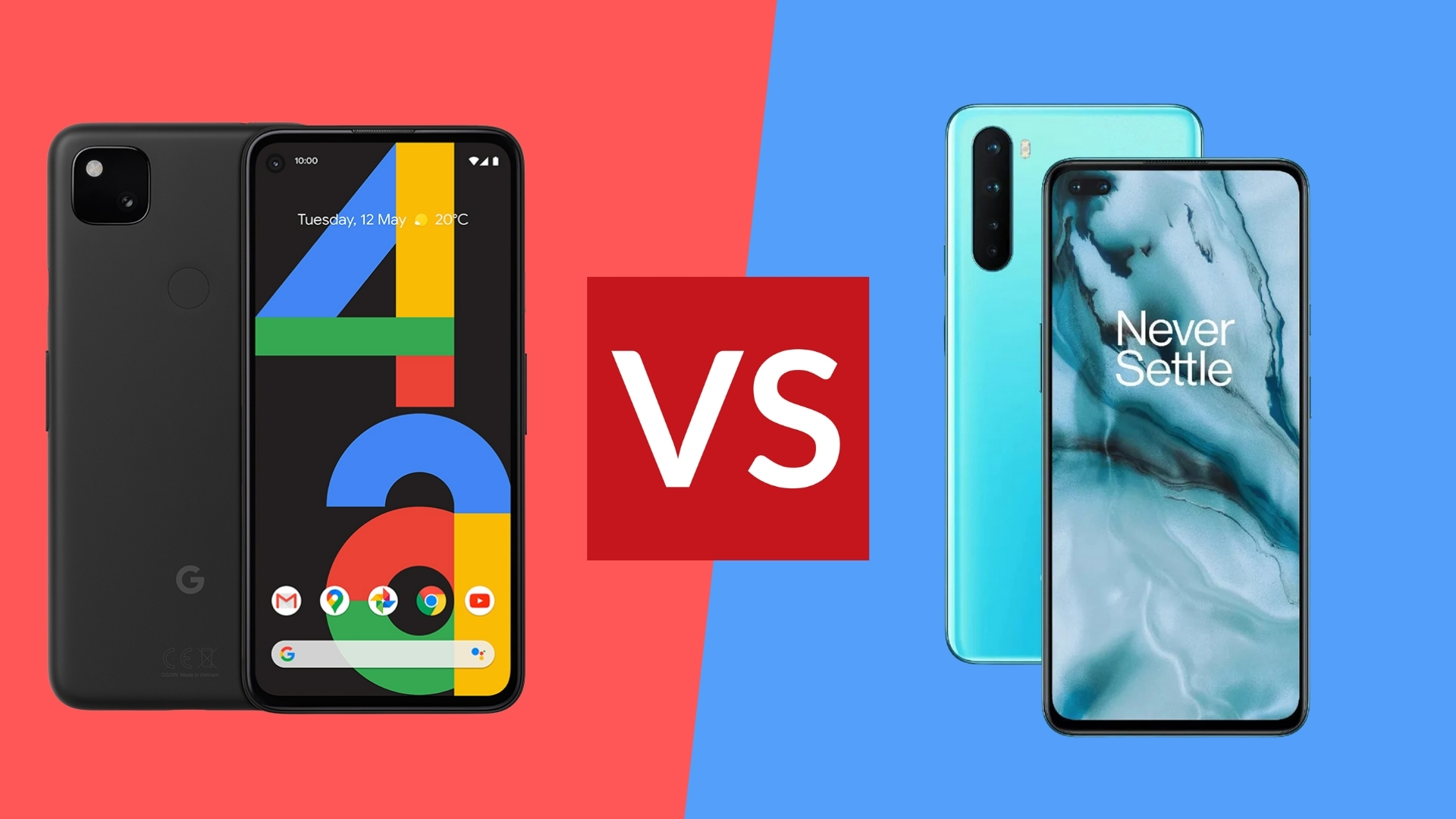 Google Pixel 4a против OnePlus Nord