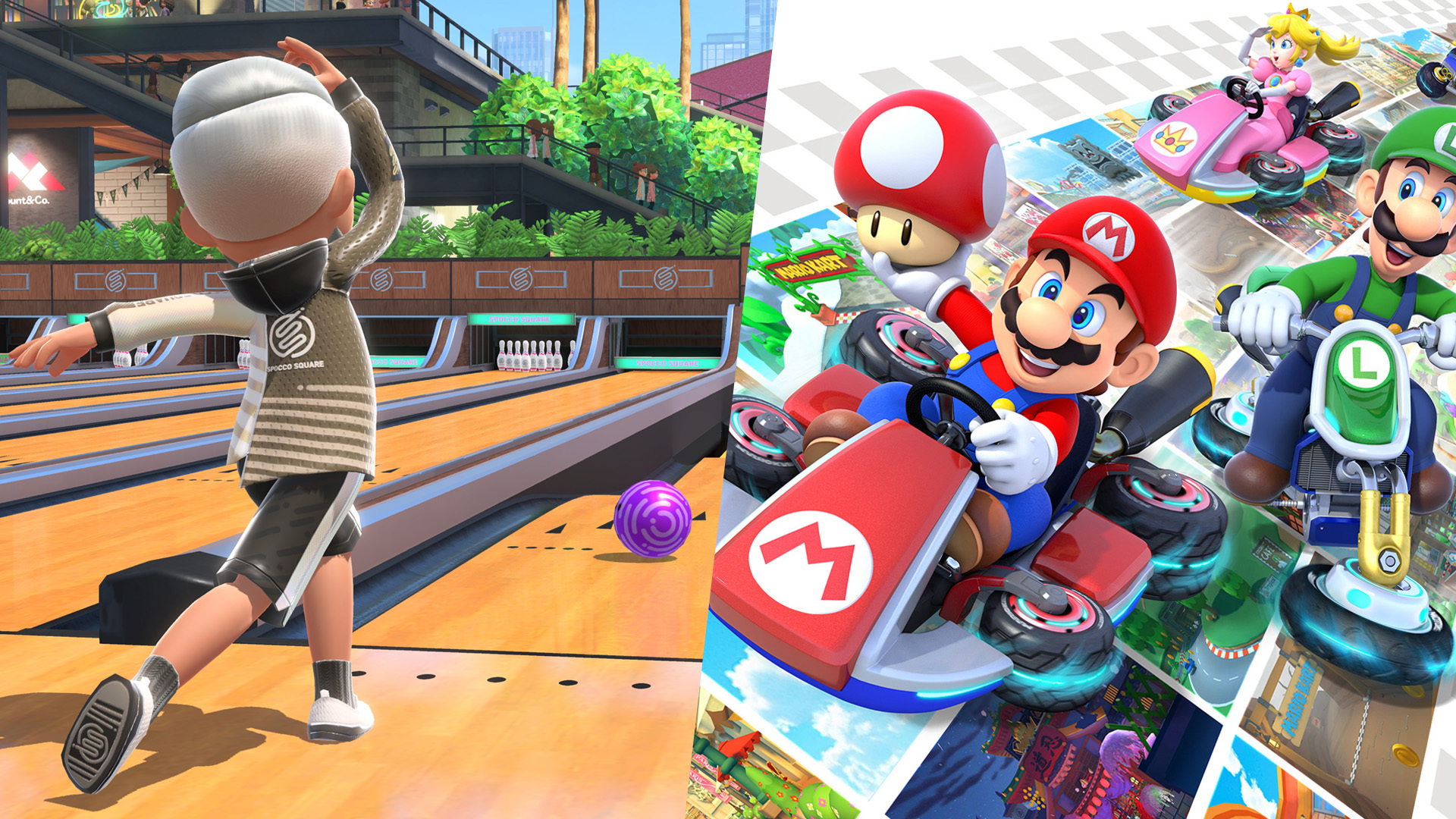 Бустерный курс Nintendo Switch Sports Bowling / Mario Kart 8 Deluxe