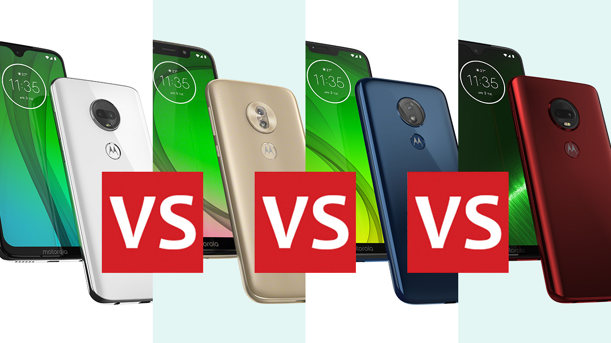 Moto G7 против Moto G7 Play против Moto G7 Power против Moto G7 Plus