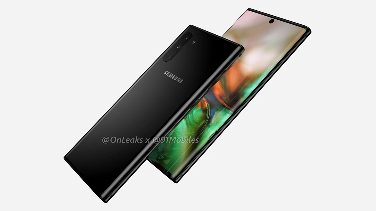 Утечка информации о Samsung Galaxy Note 10