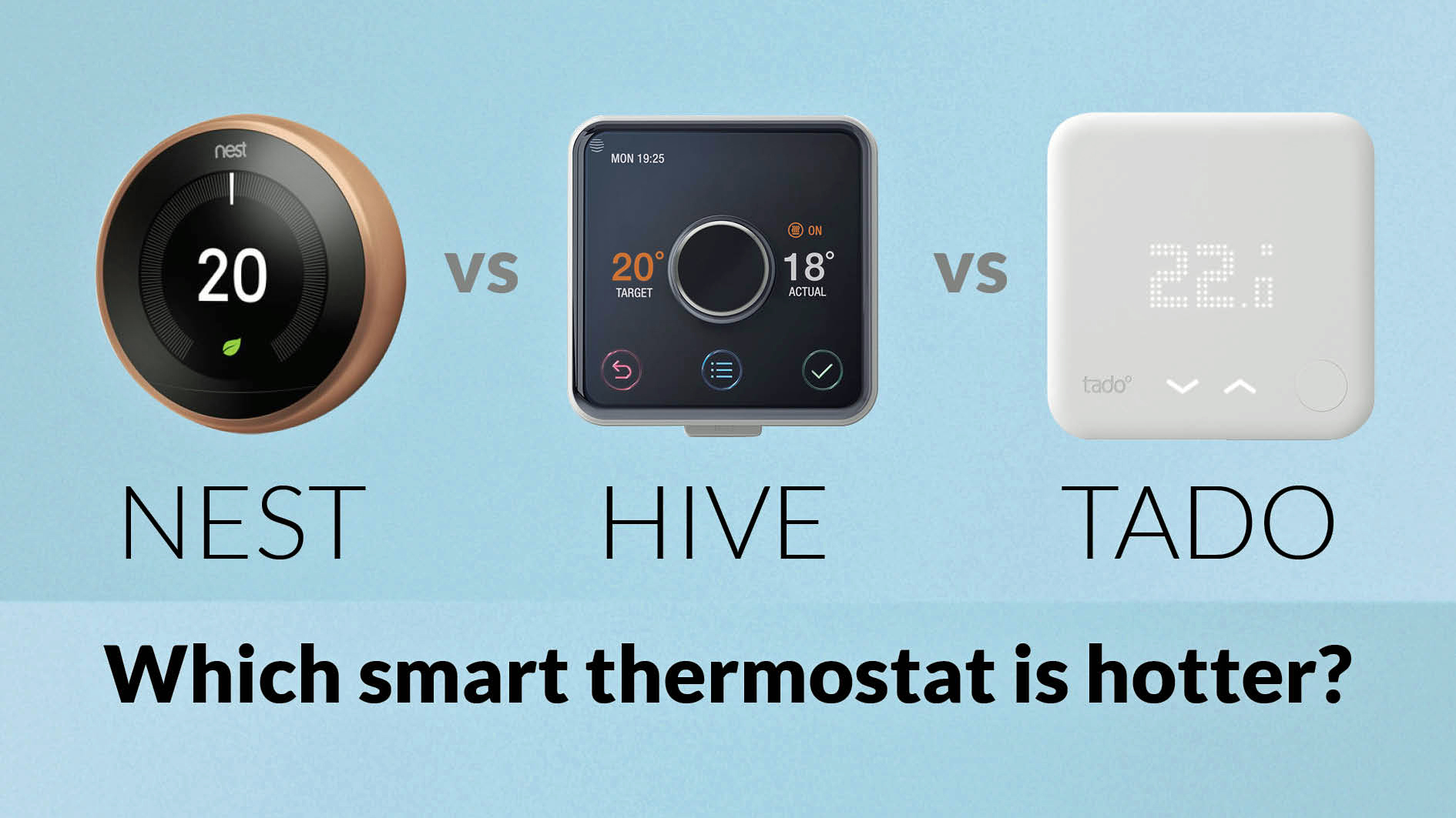 Nest vs Hive vs Tado: какой умный термостат лучше?