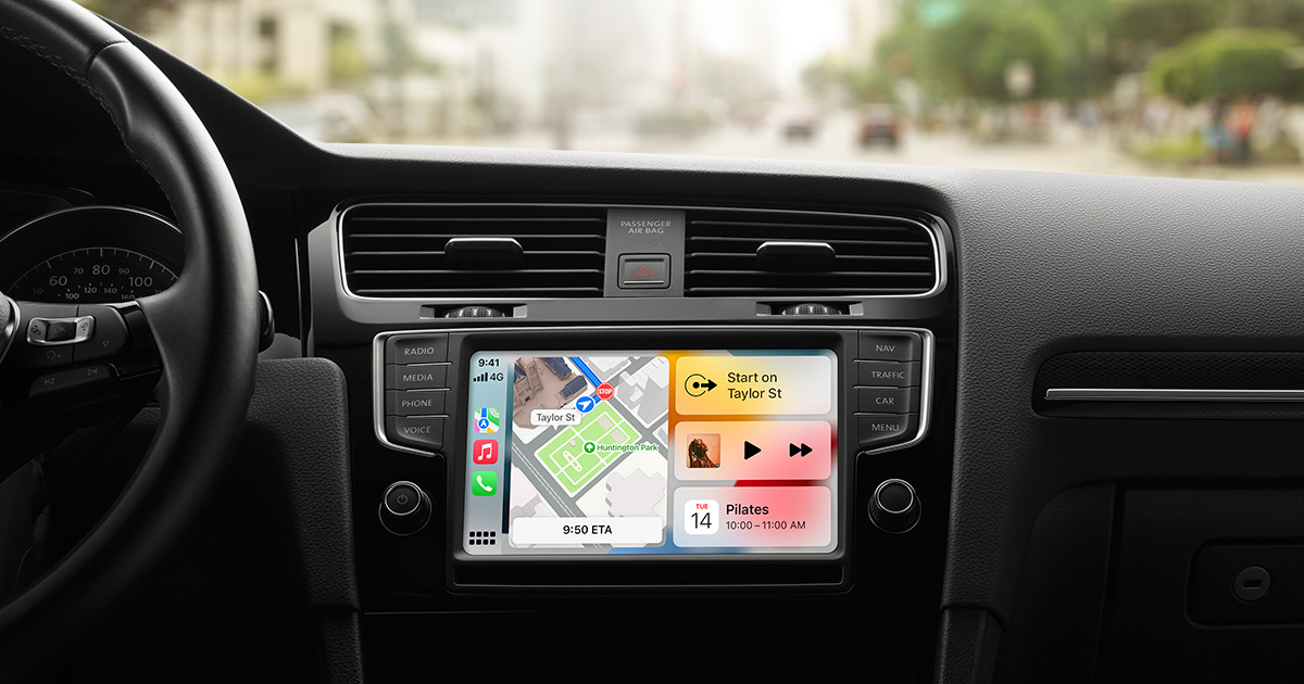 Планирование маршрута Apple CarPlay EV