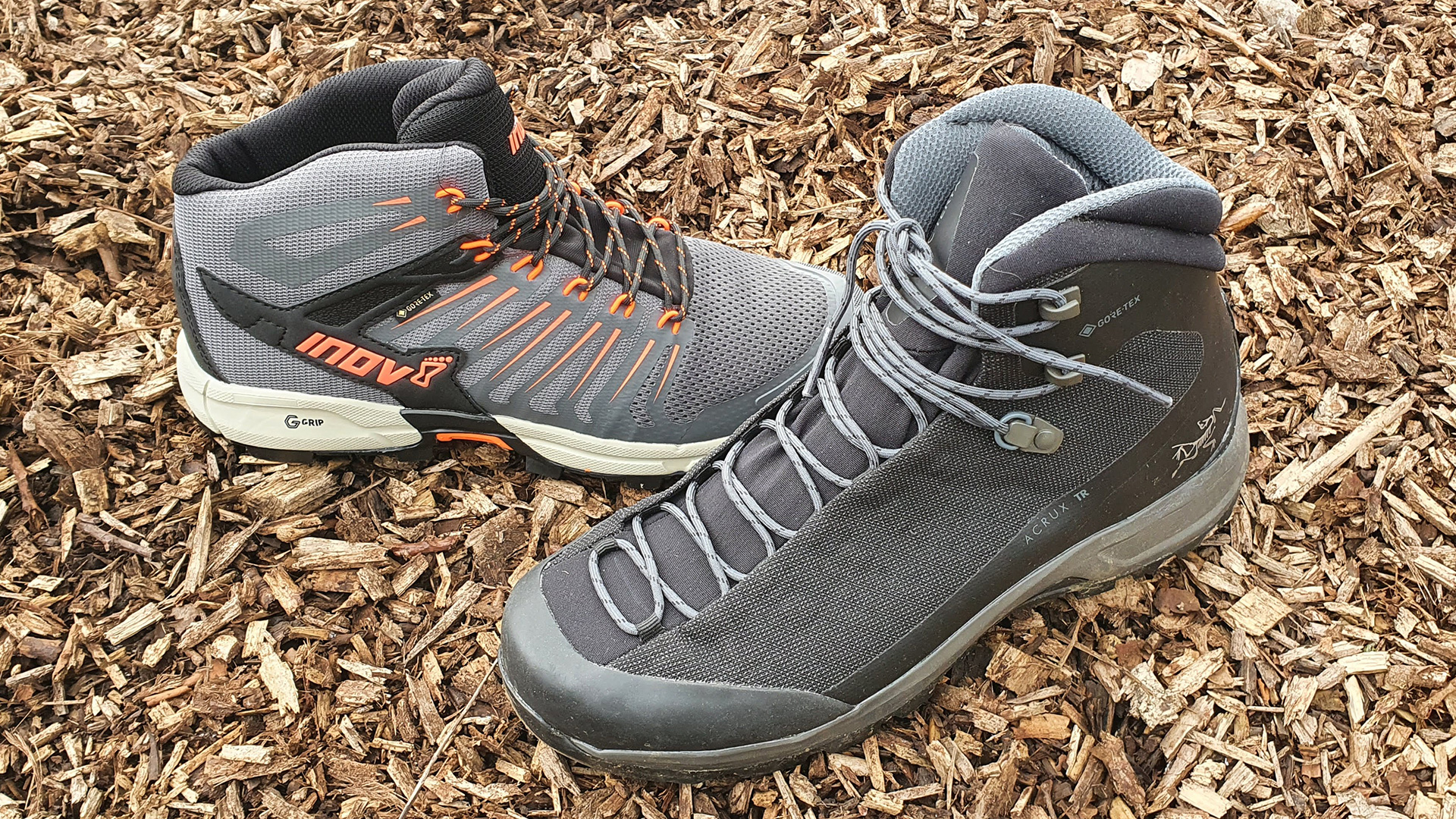 Arcteryx Acrux TR GTX против походных ботинок Inov-8 Roclite