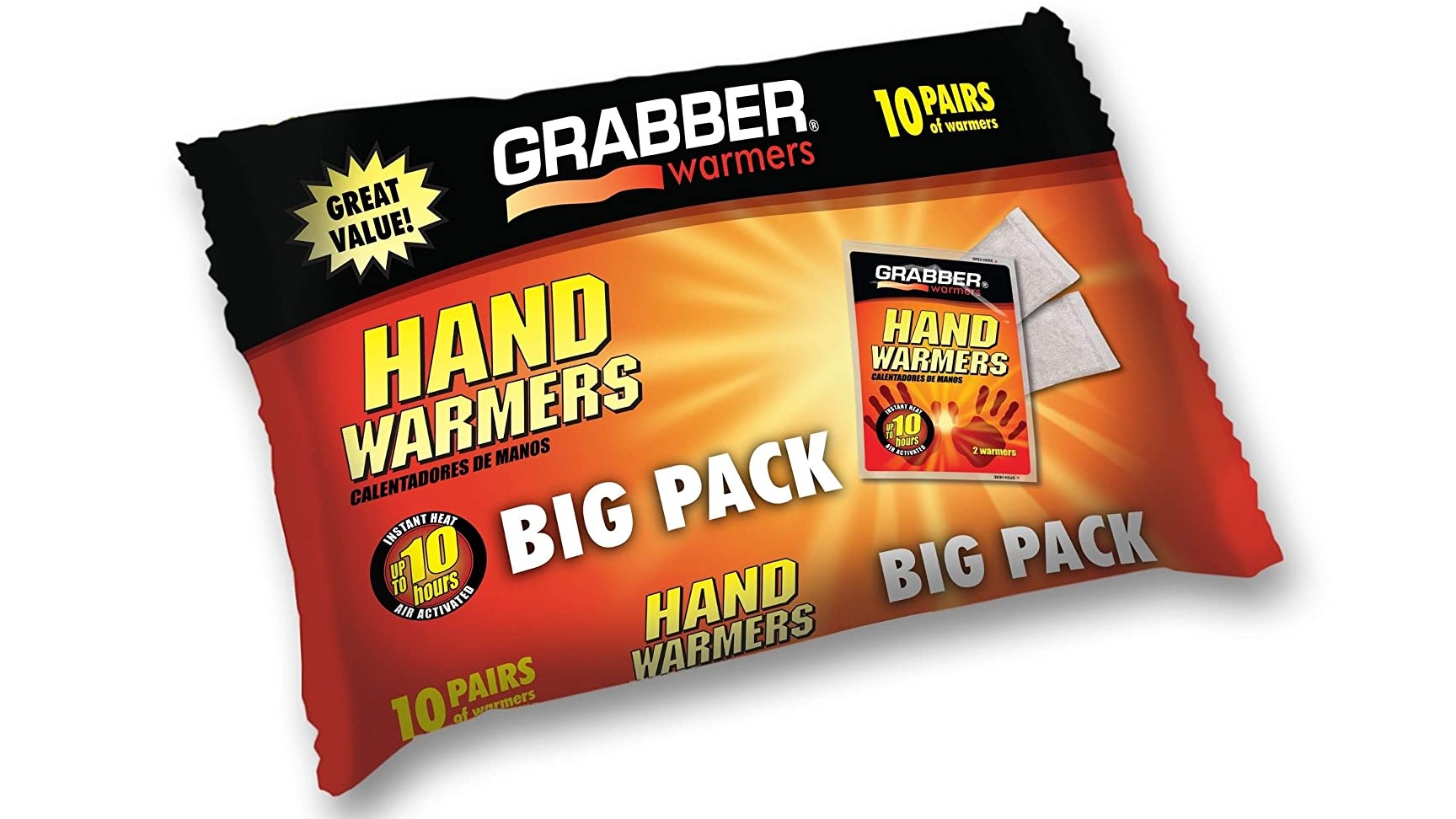 Выбор грелок для рук Grabber Big Pack