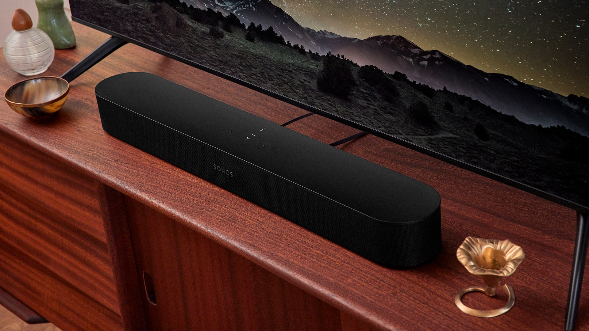 Саундбар Sonos Beam 2-го поколения в черном цвете