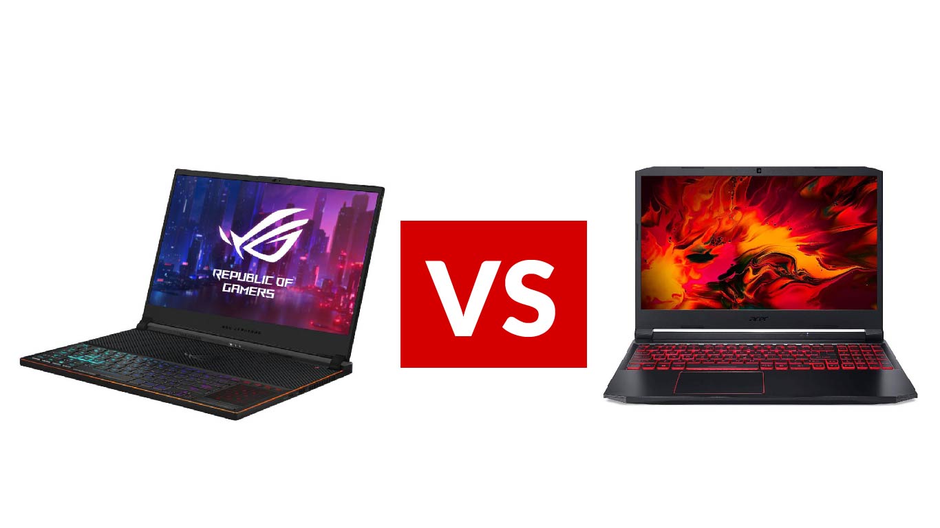 Asus ROG Zephyrus S GX701 против Acer Nitro 5