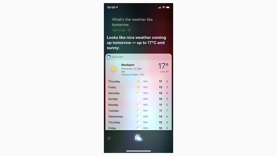 iOS 12 Сири