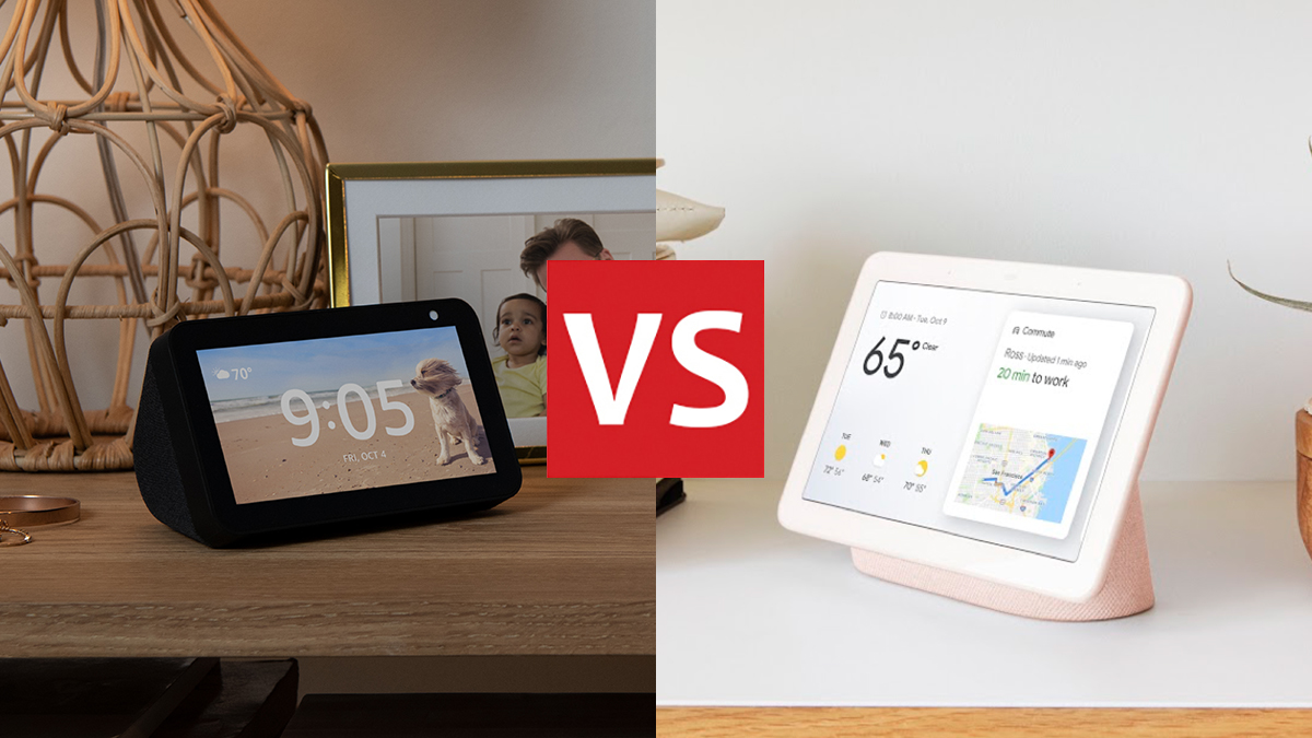 Amazon Echo Show 5 против Google Nest Hub