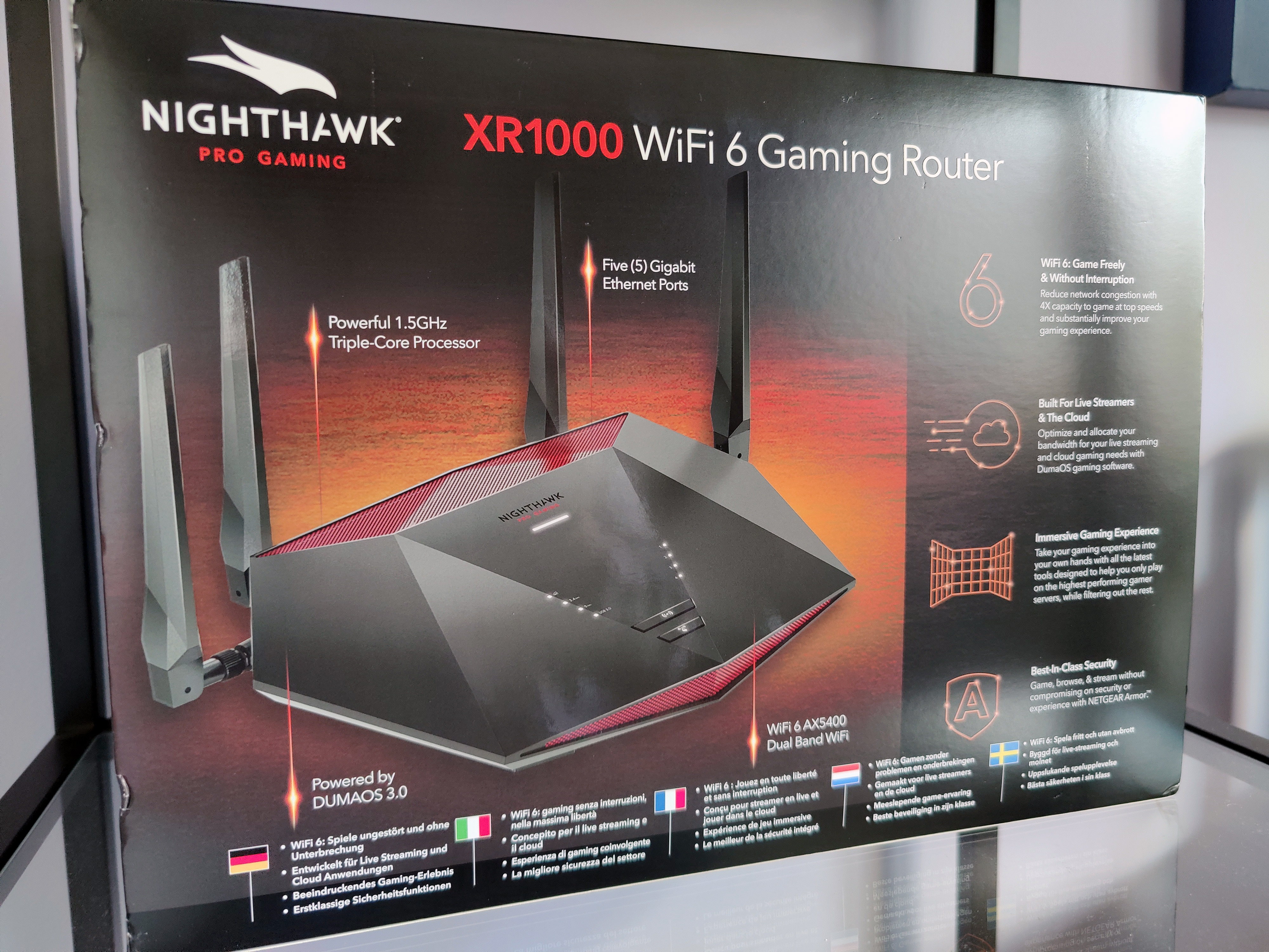 Обзор игрового роутера Netgear Nighthawk XR1000