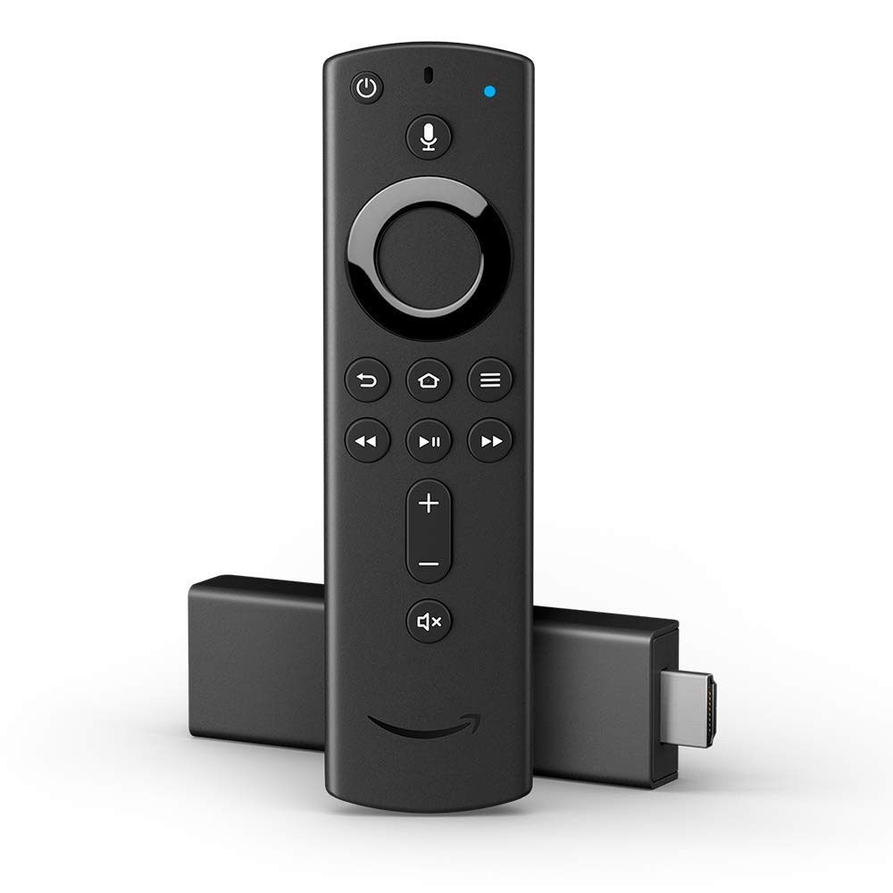 Стример Amazon Fire Stick 4K и пульт дистанционного управления