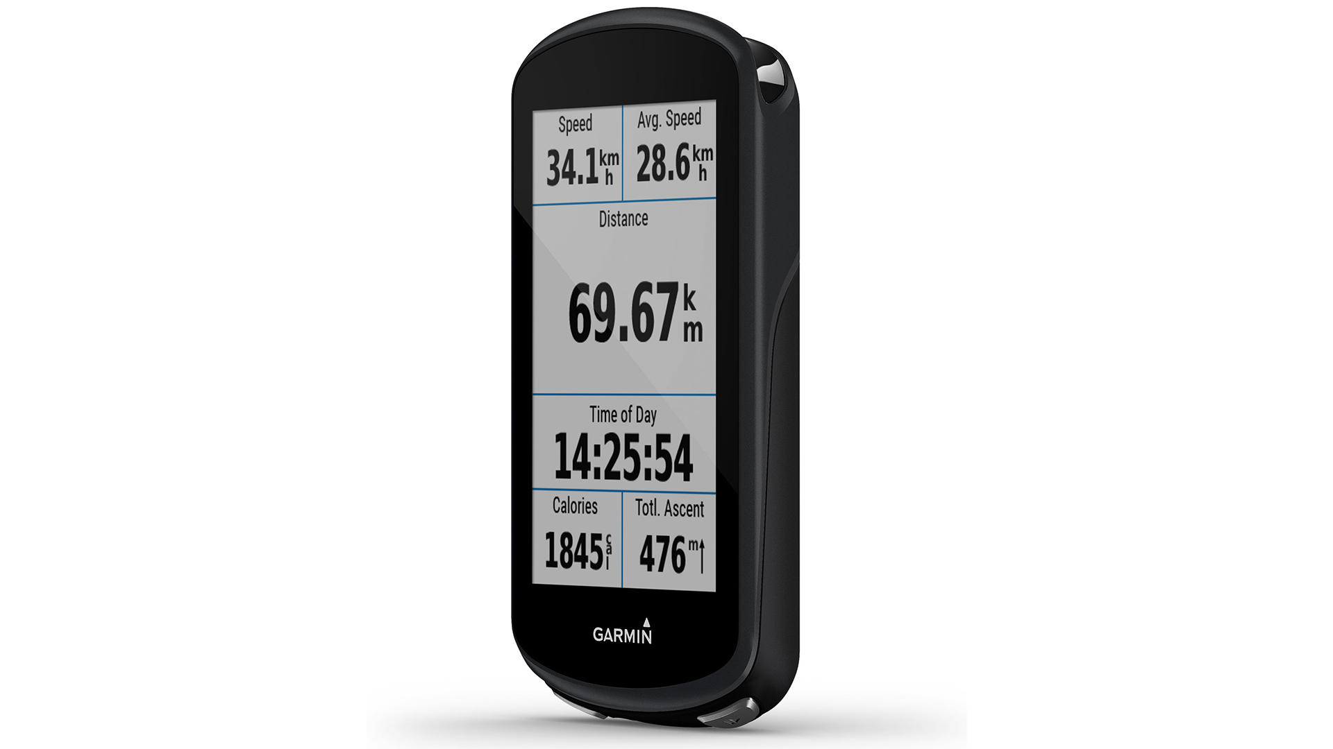 Garmin Edge 1030 Plus на белом фоне