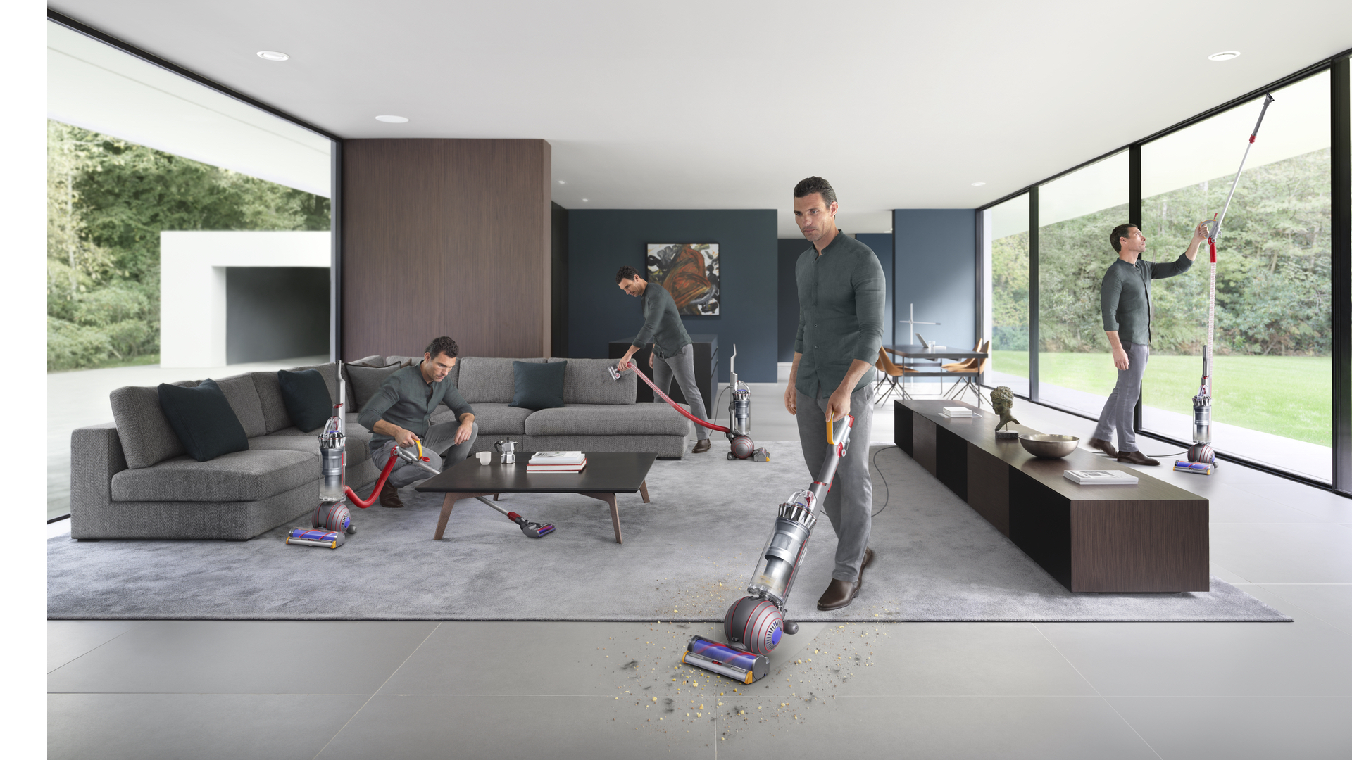 Обзор Dyson Ball Animal 2 в вертикальном положении