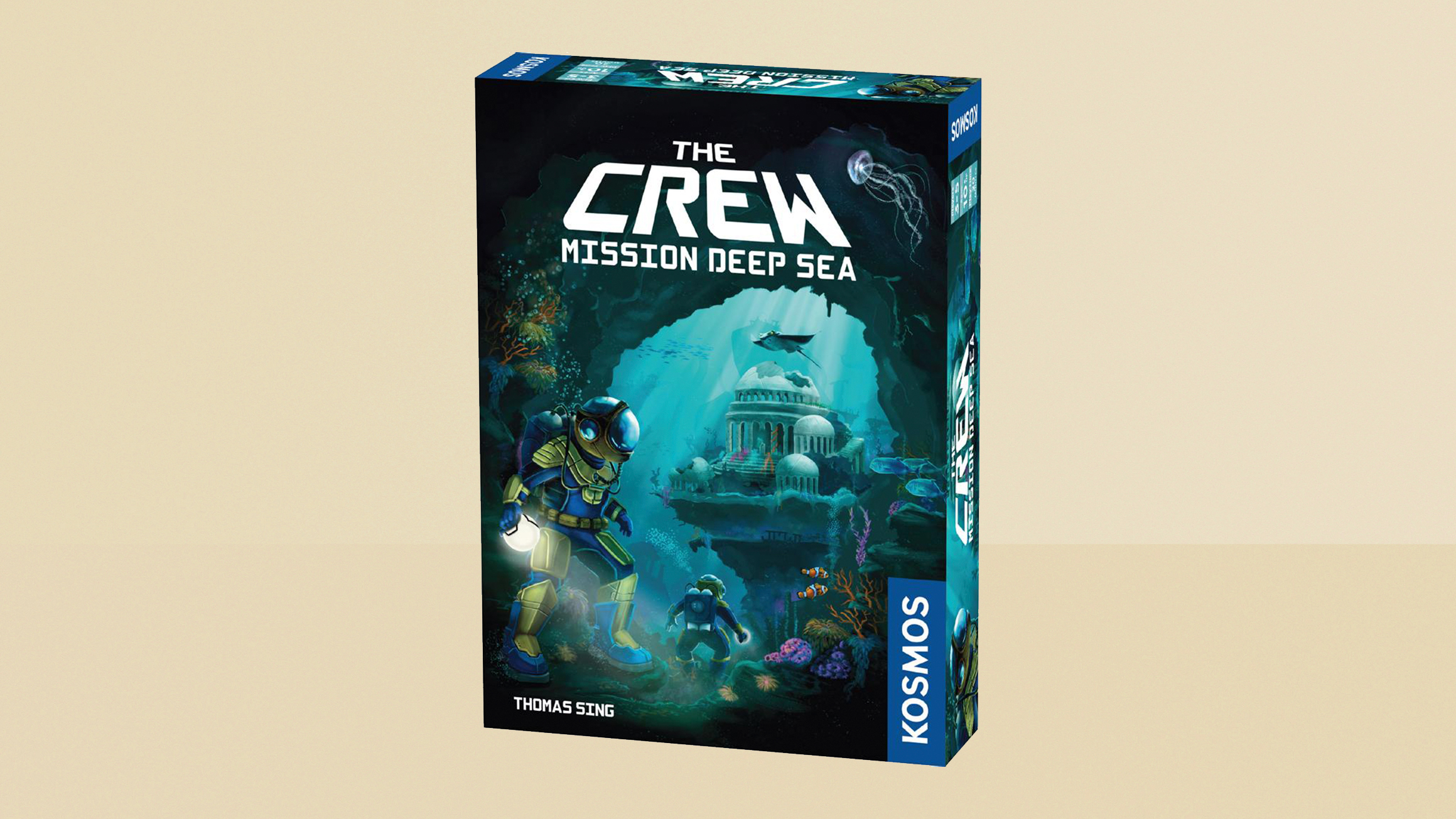 Обзор The Crew Mission Deep Sea, коробка на желтом фоне