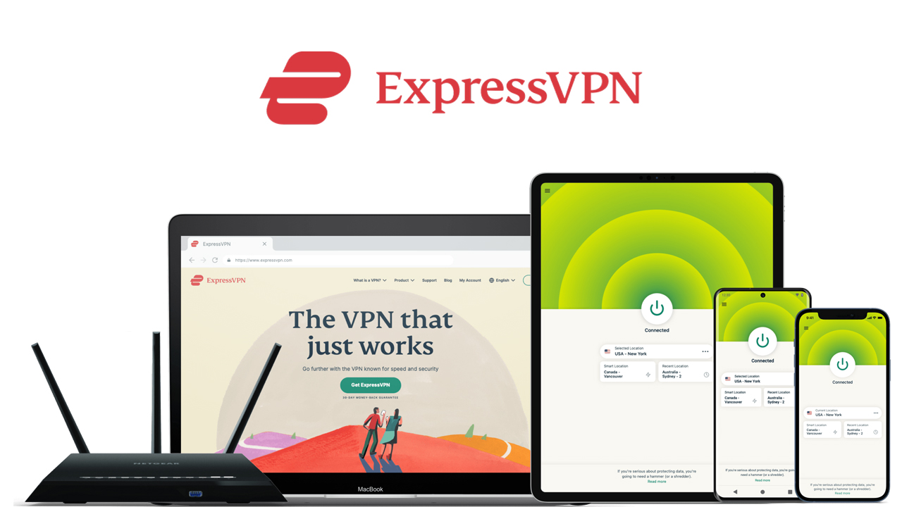 Домашняя страница ExpressVPN