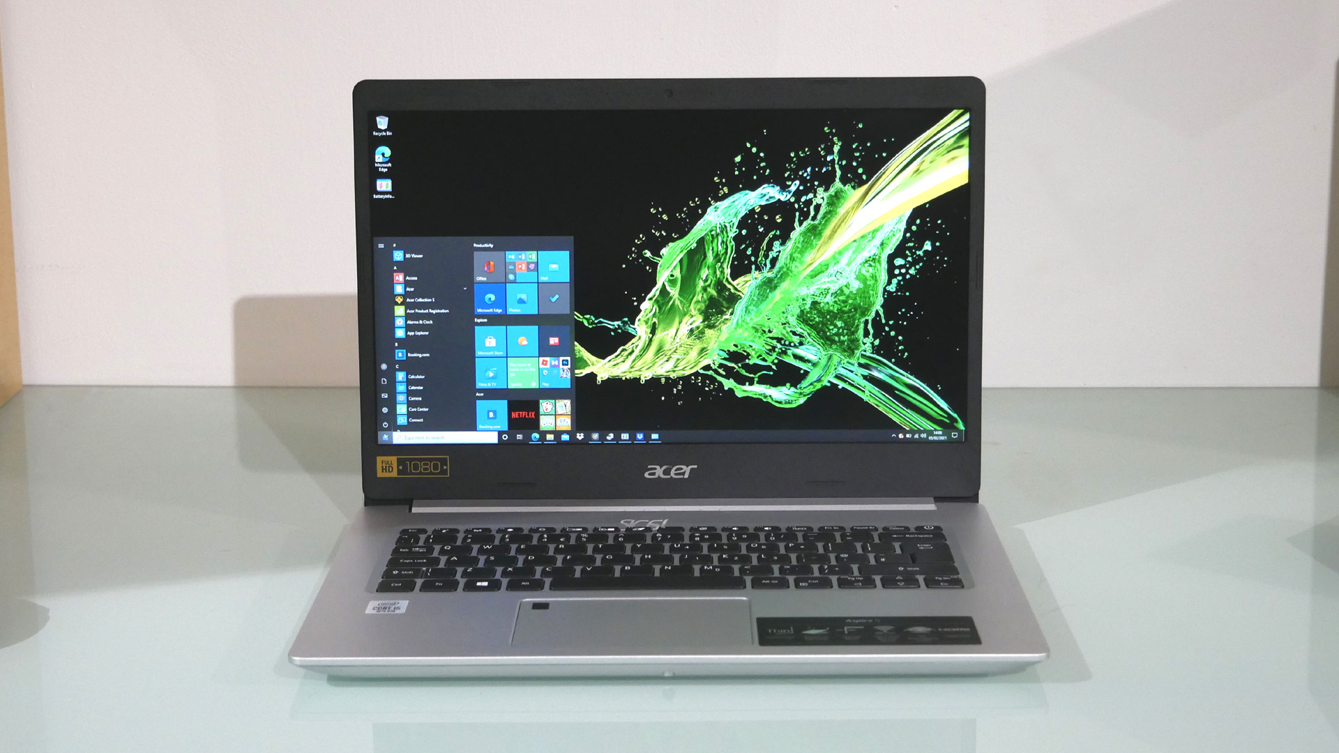 Передний экран Acer Aspire 5