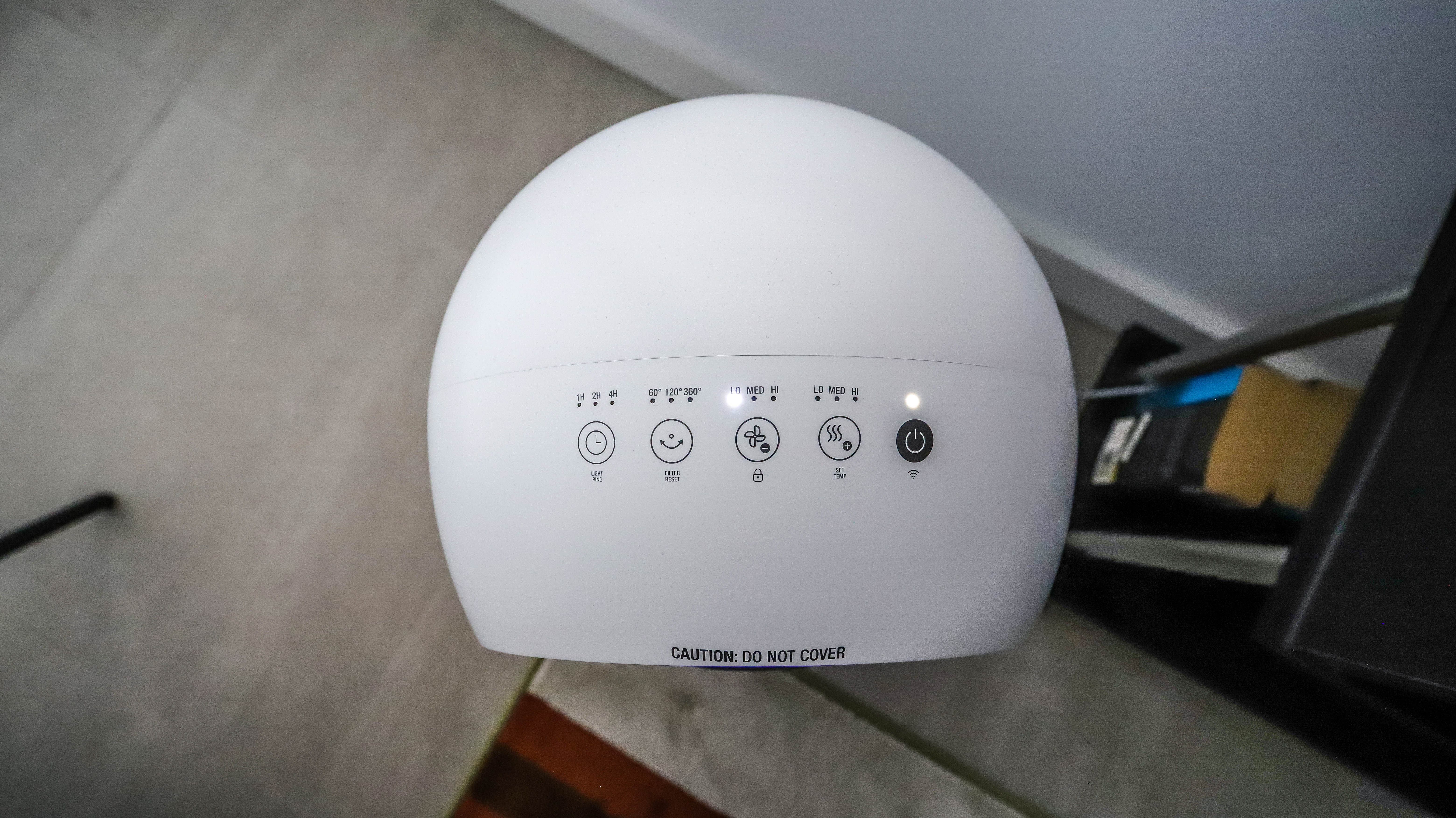 Сенсорное управление в верхней части Breville AirRounder Plus Connect