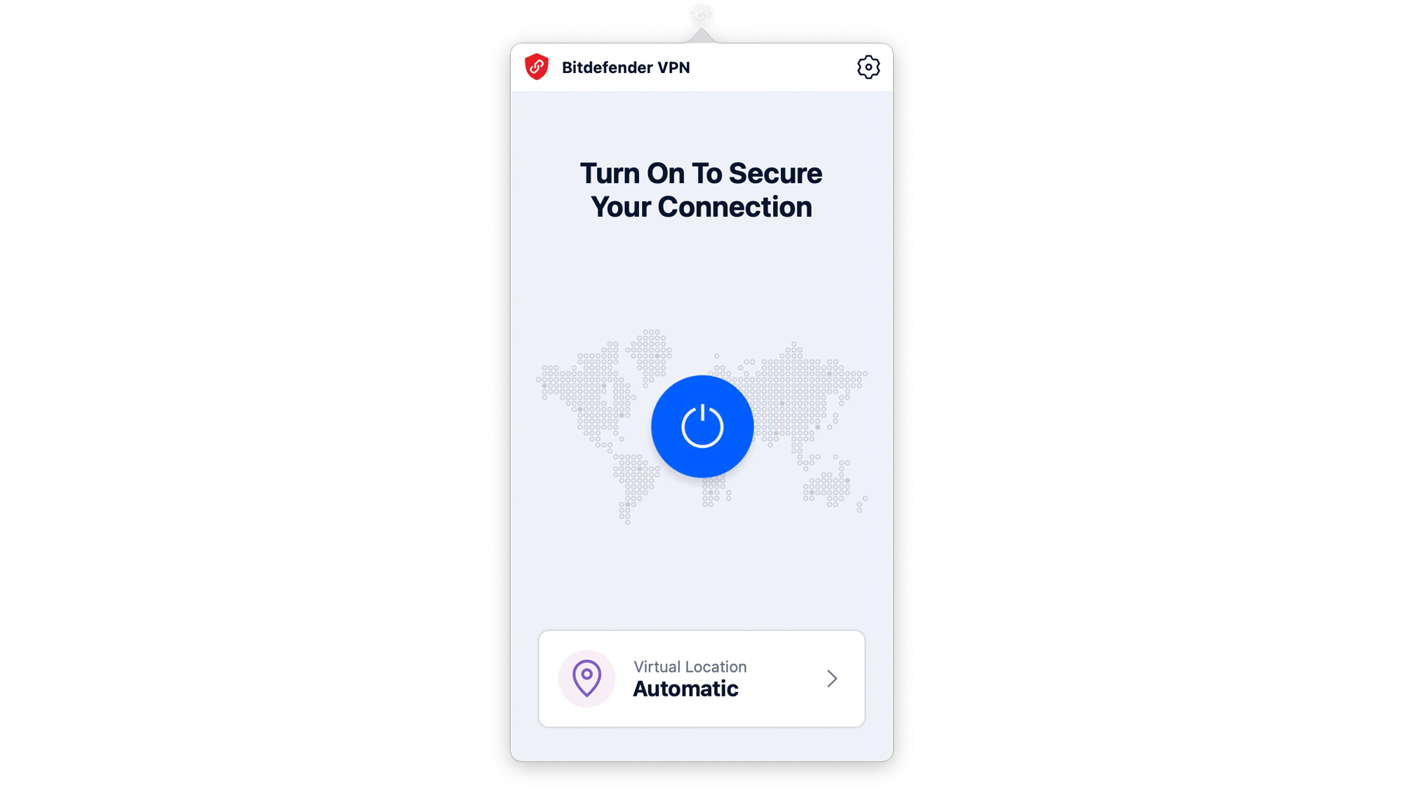 VPN-интерфейс Bitdefender