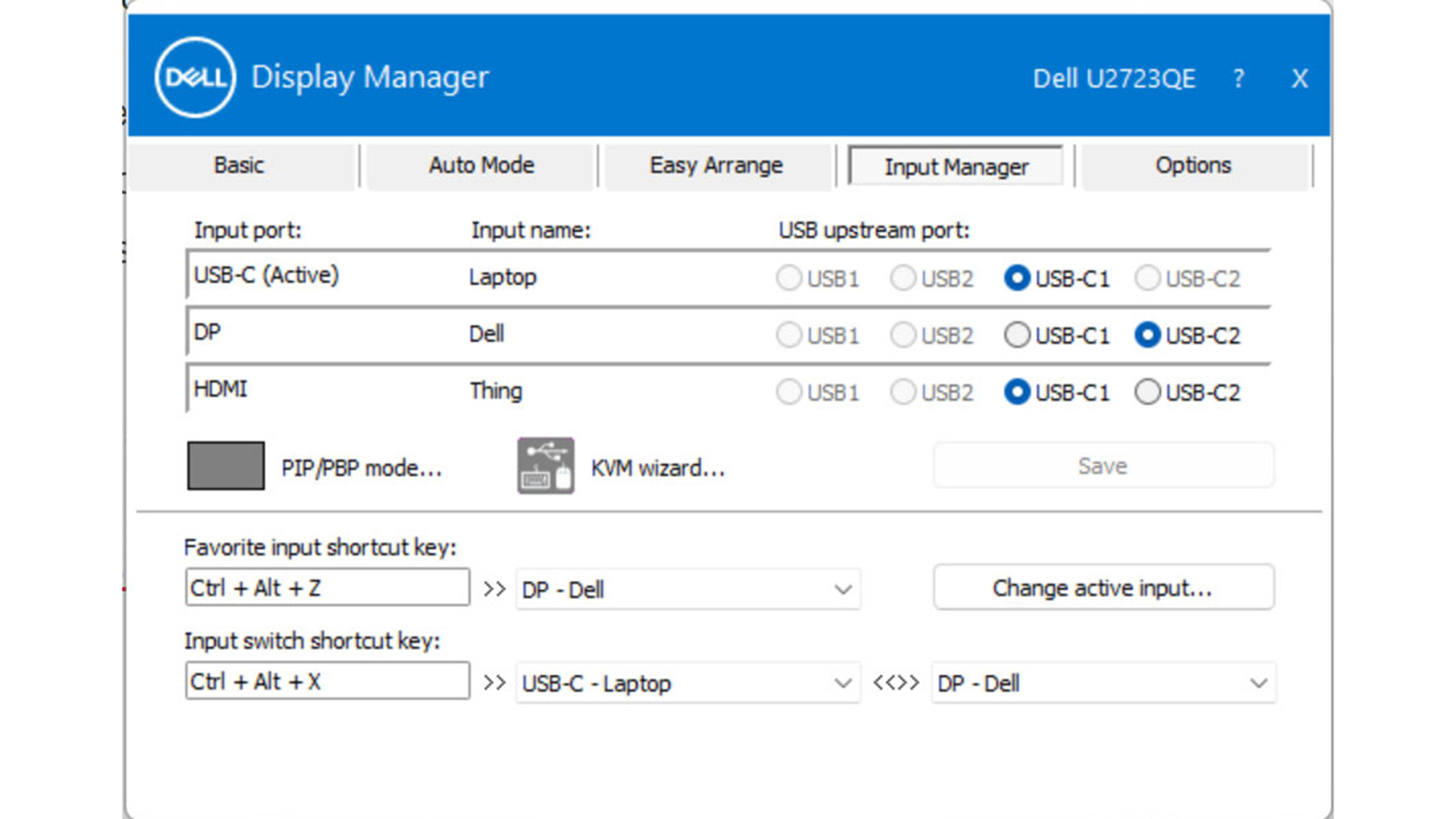 27-дюймовый монитор Dell Ultrasharp 4K USB-C Hub U2723QE